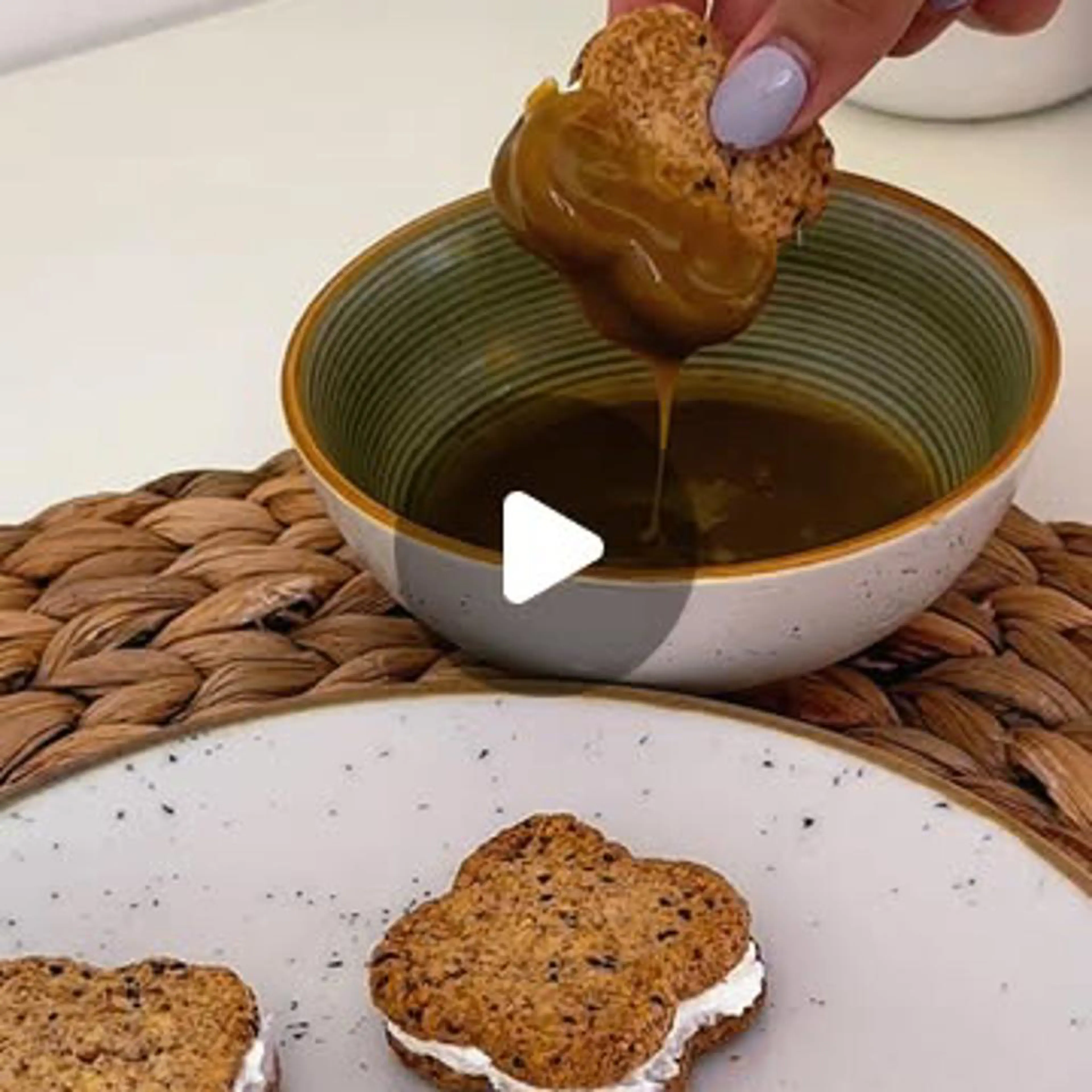 Биско-сэндвич 🥥✨