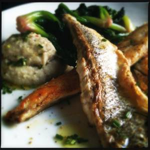 Branzino met Ratatuglia