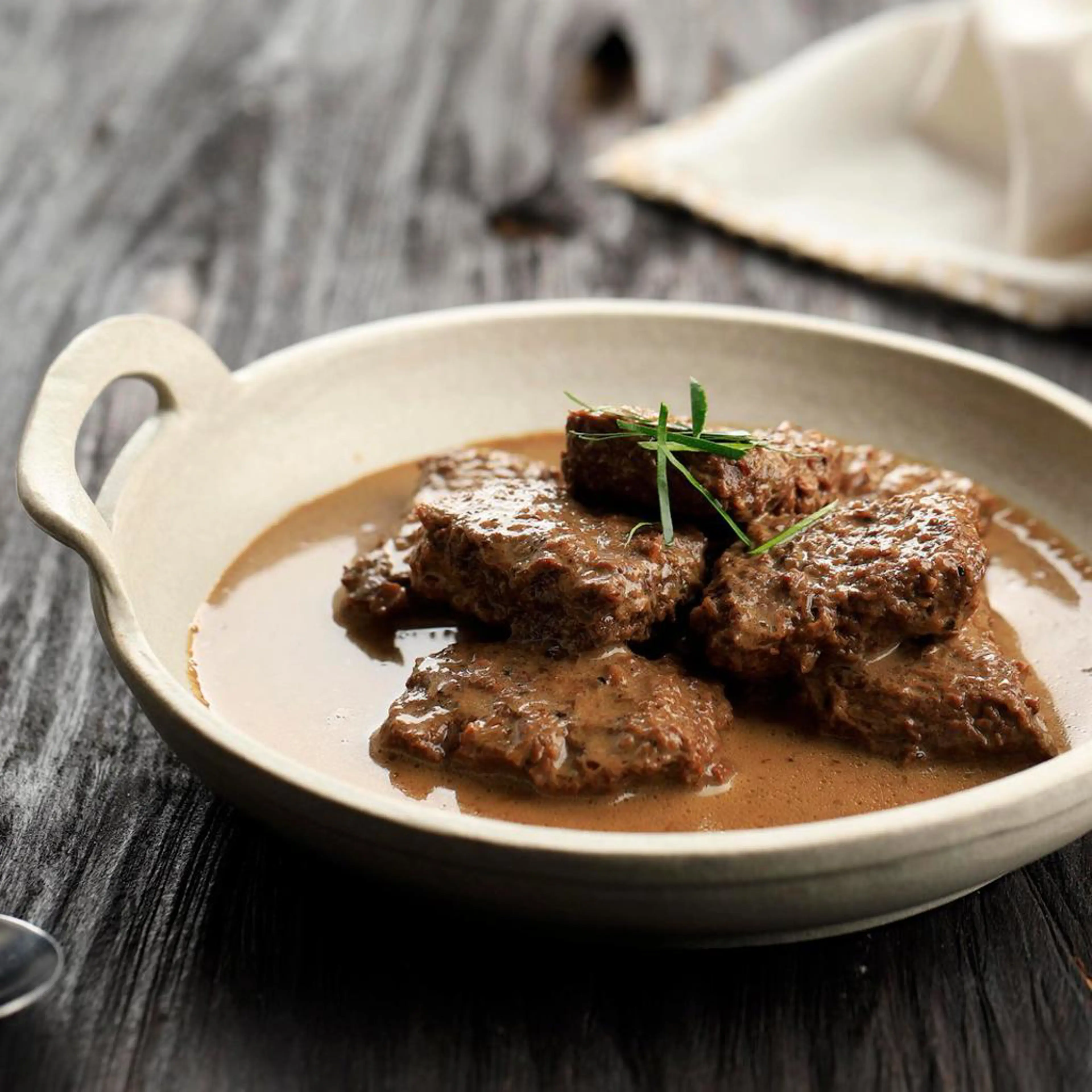 Braised veal