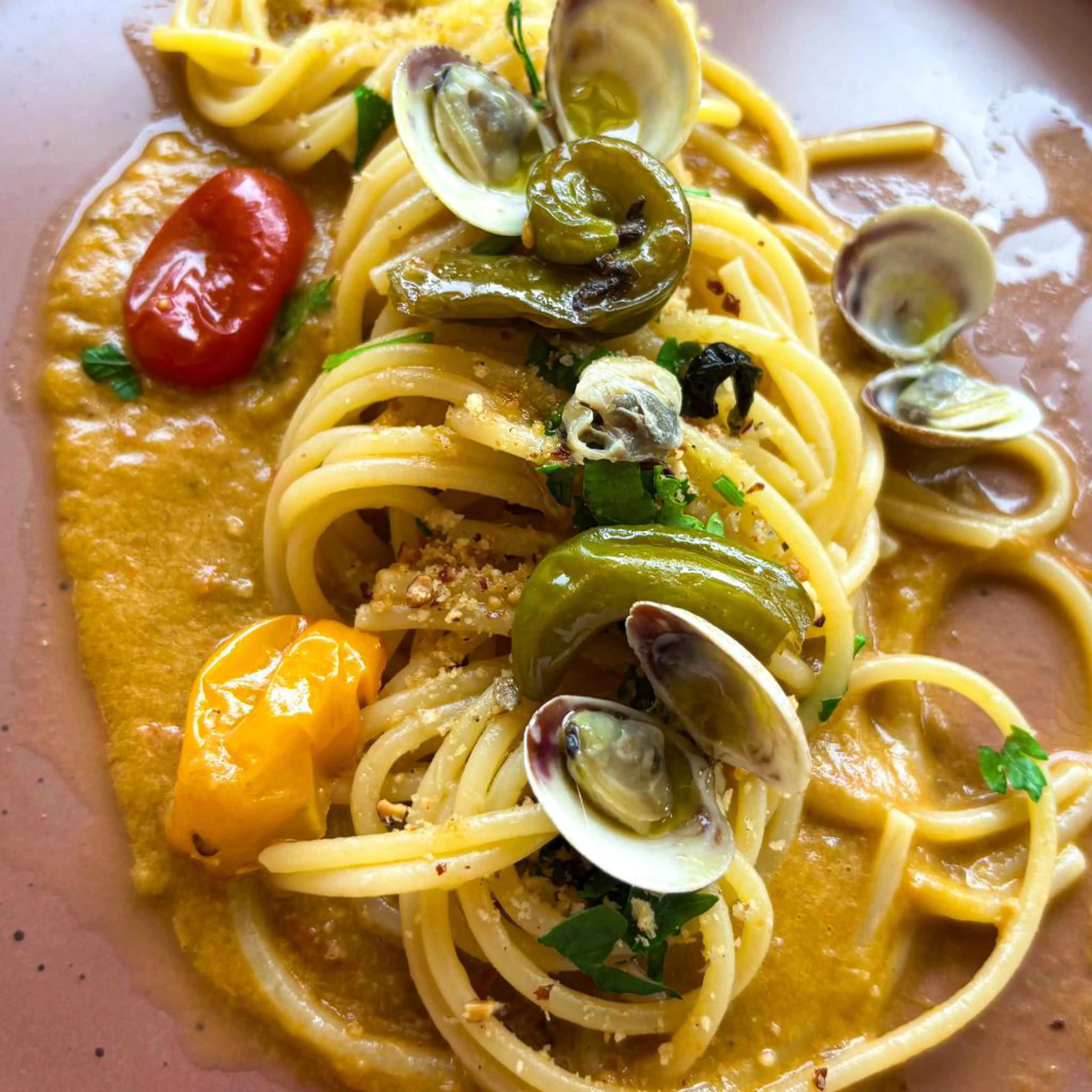 Spaghetti entre terre et mer