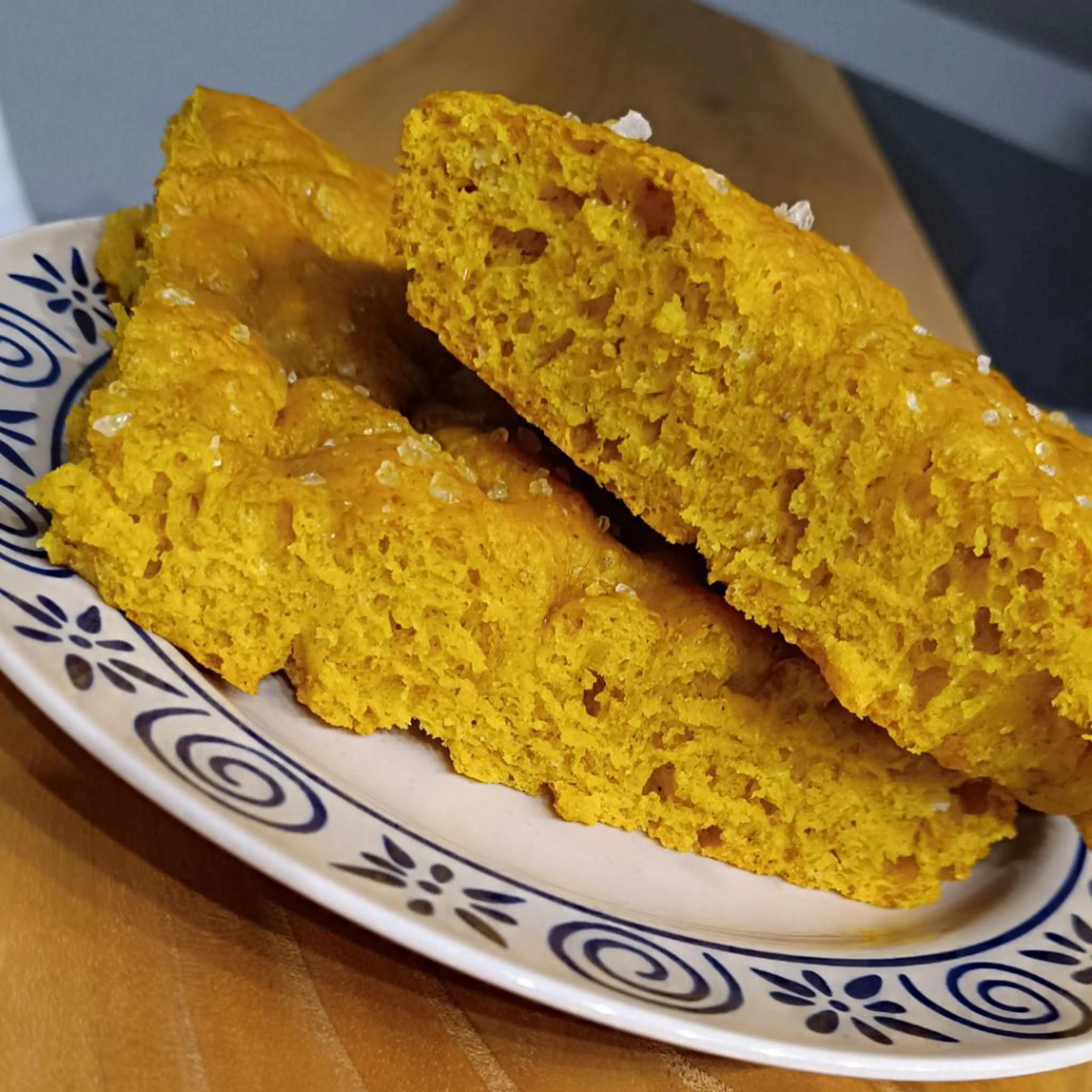 Pumpkin focaccia