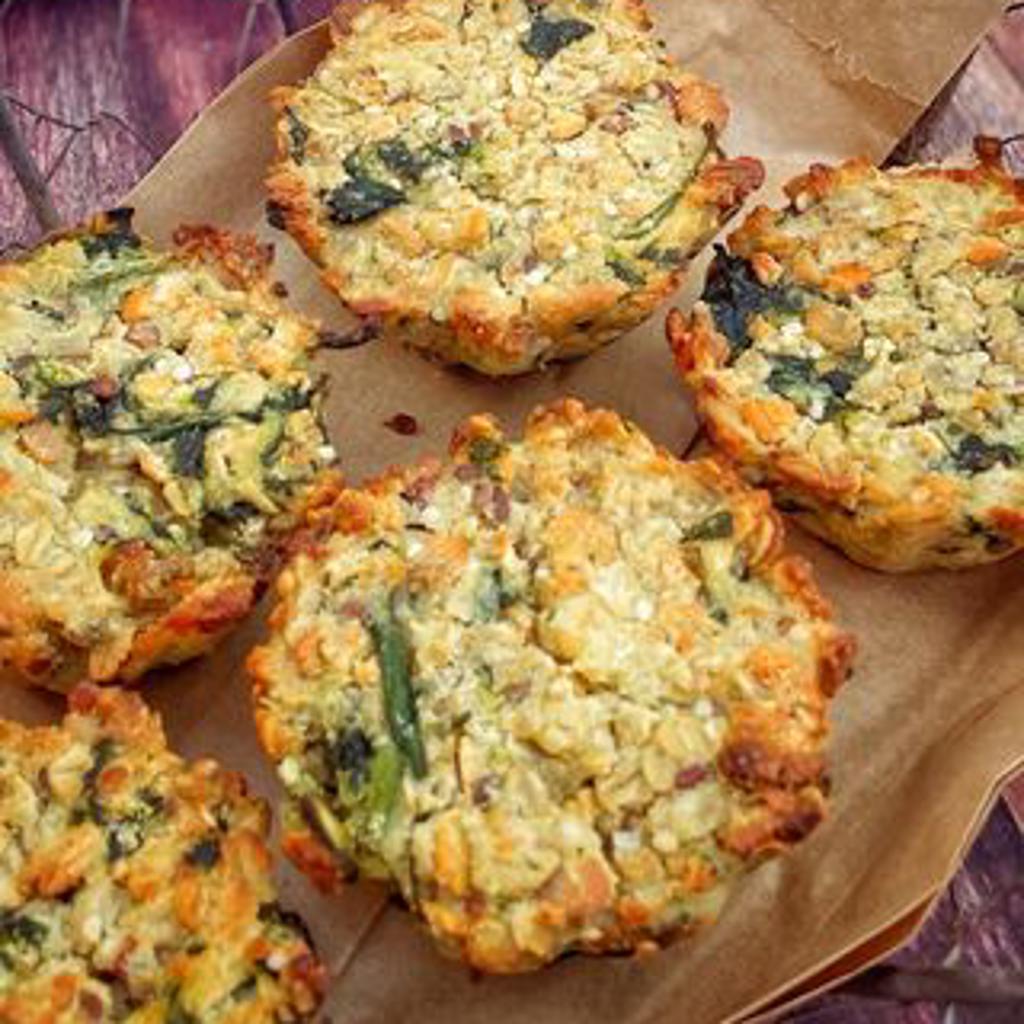 Muffiny z płatkami owsianymi