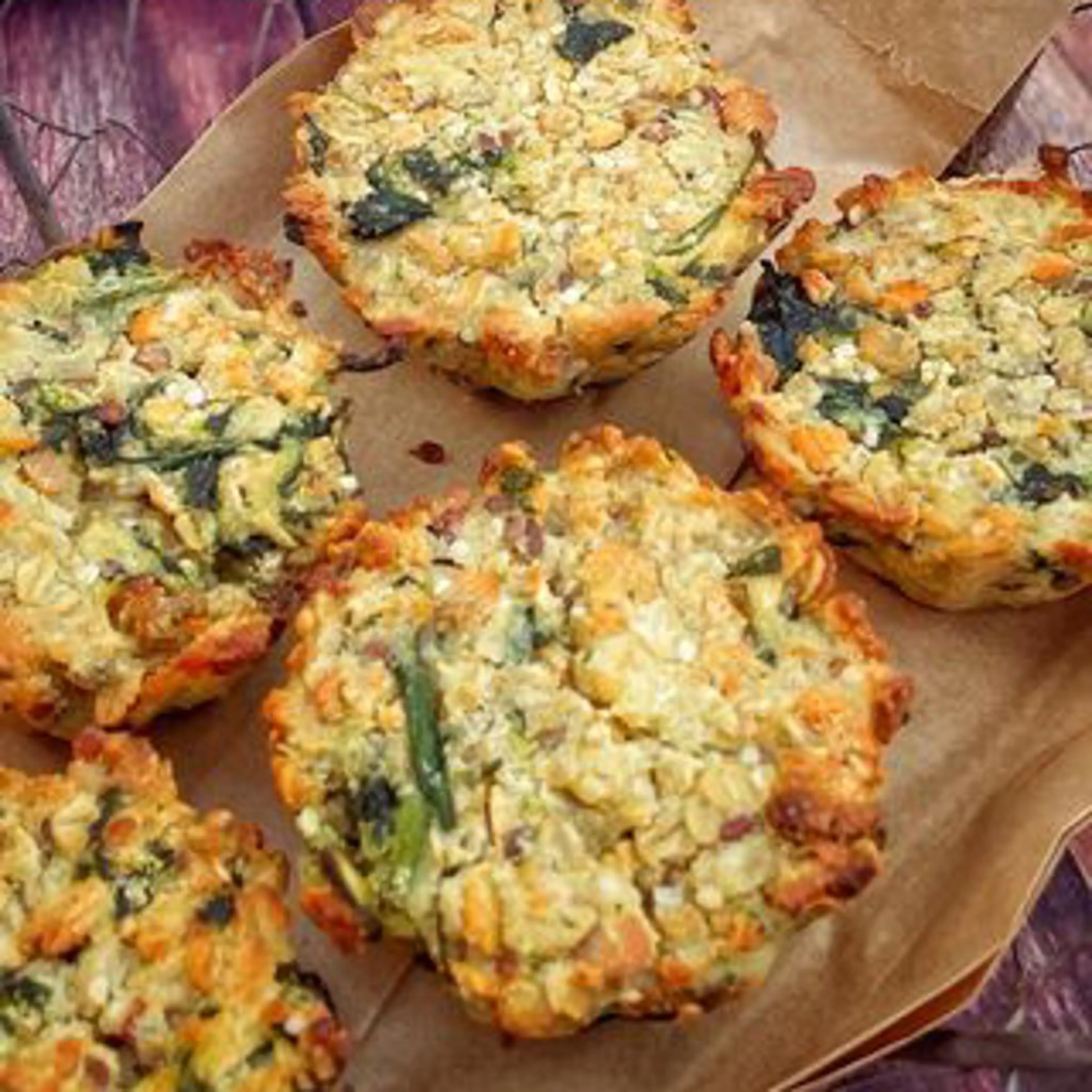 Oat flake muffins