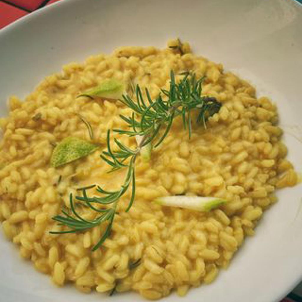 Risotto z cytryną i rozmarynem