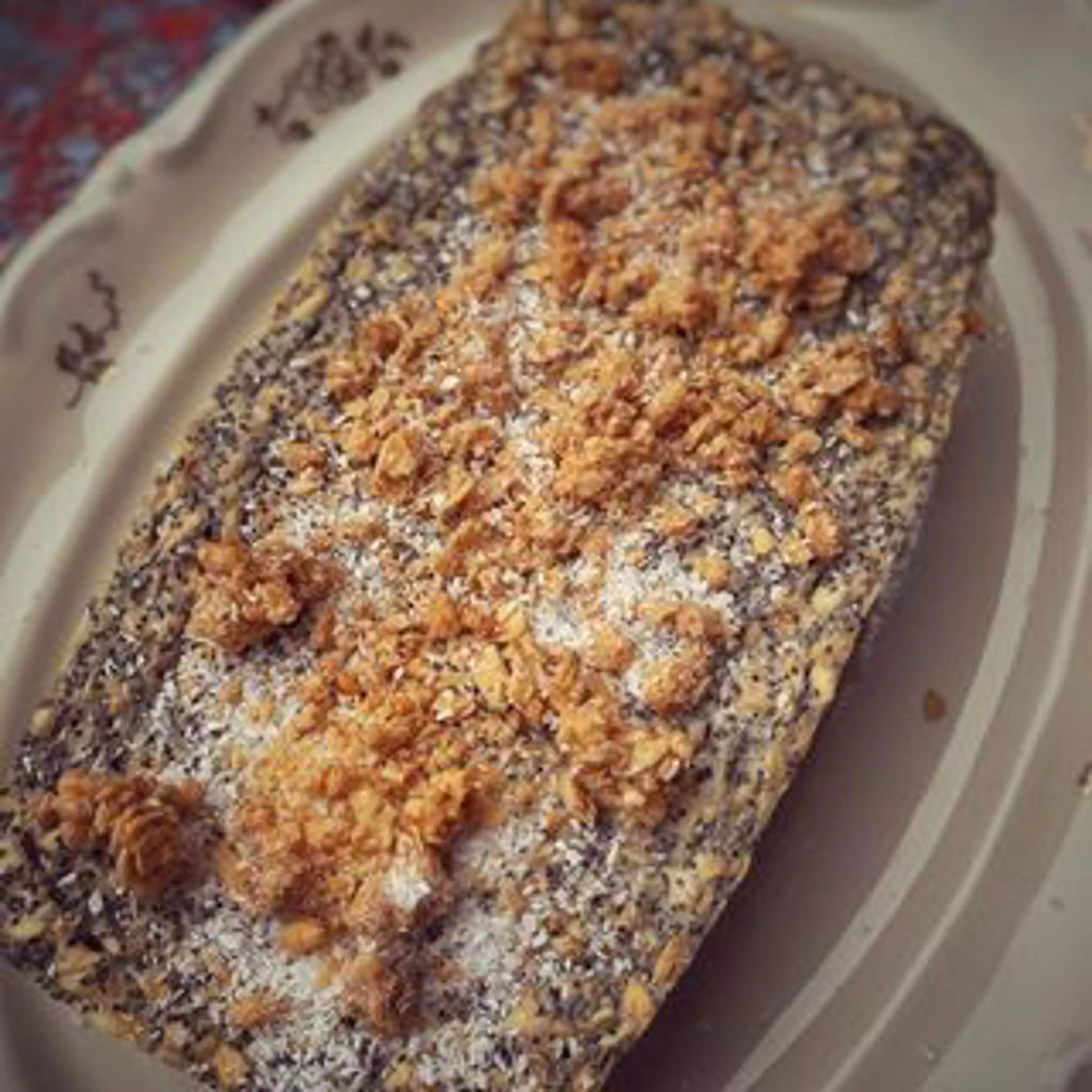 Microwave porridge cake