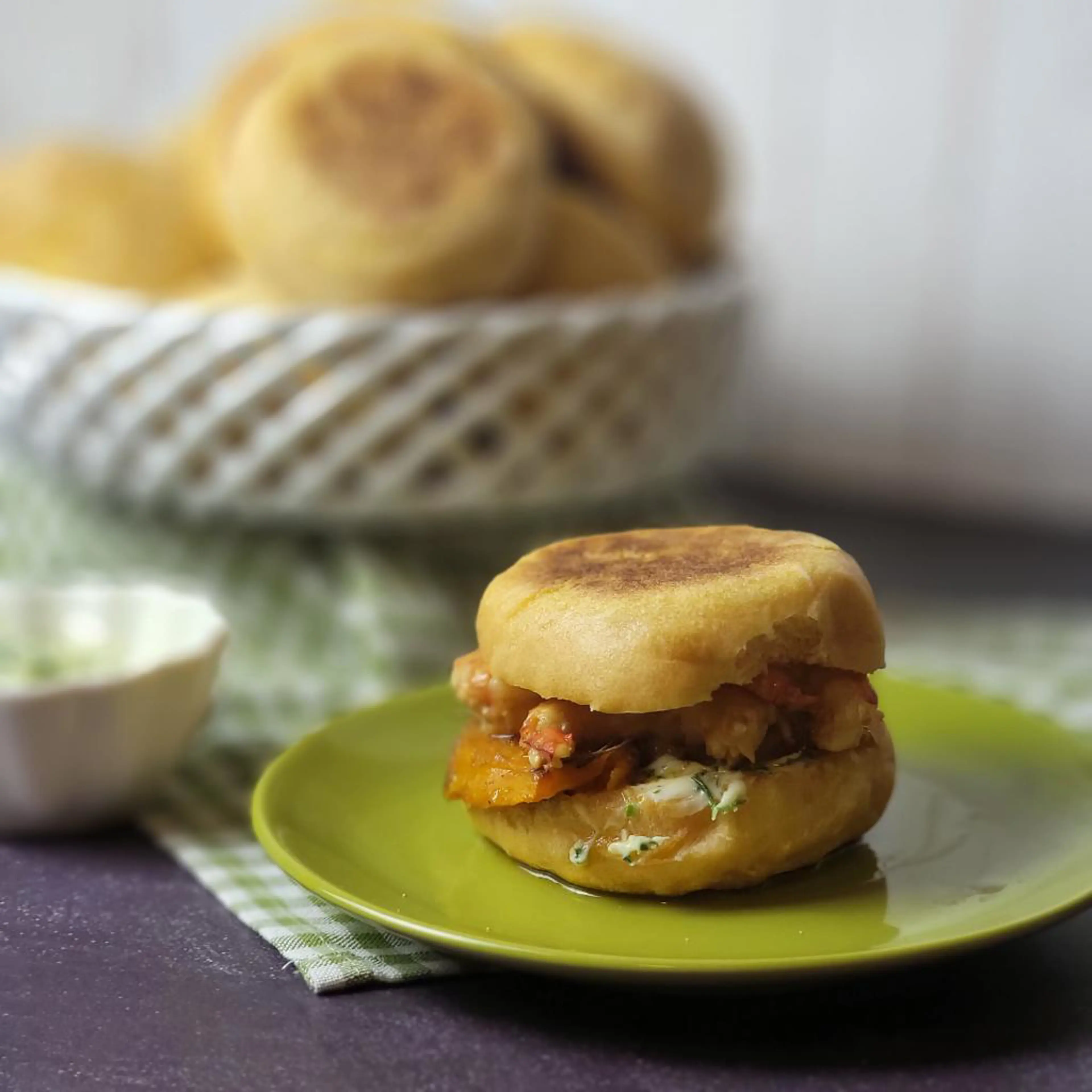Bolo do caco with sourdough starter