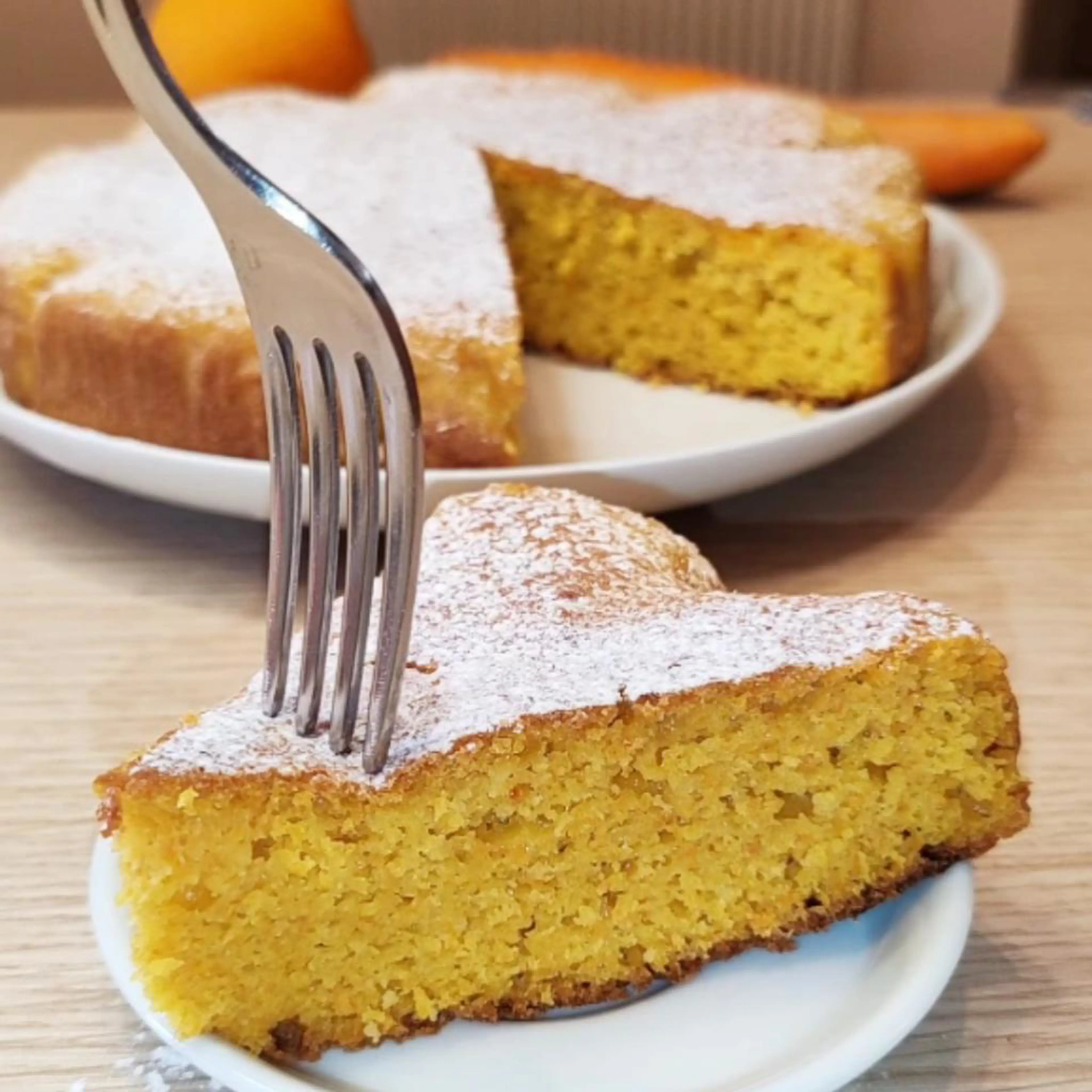 Gâteau aux carottes, aux amandes et à l'orange