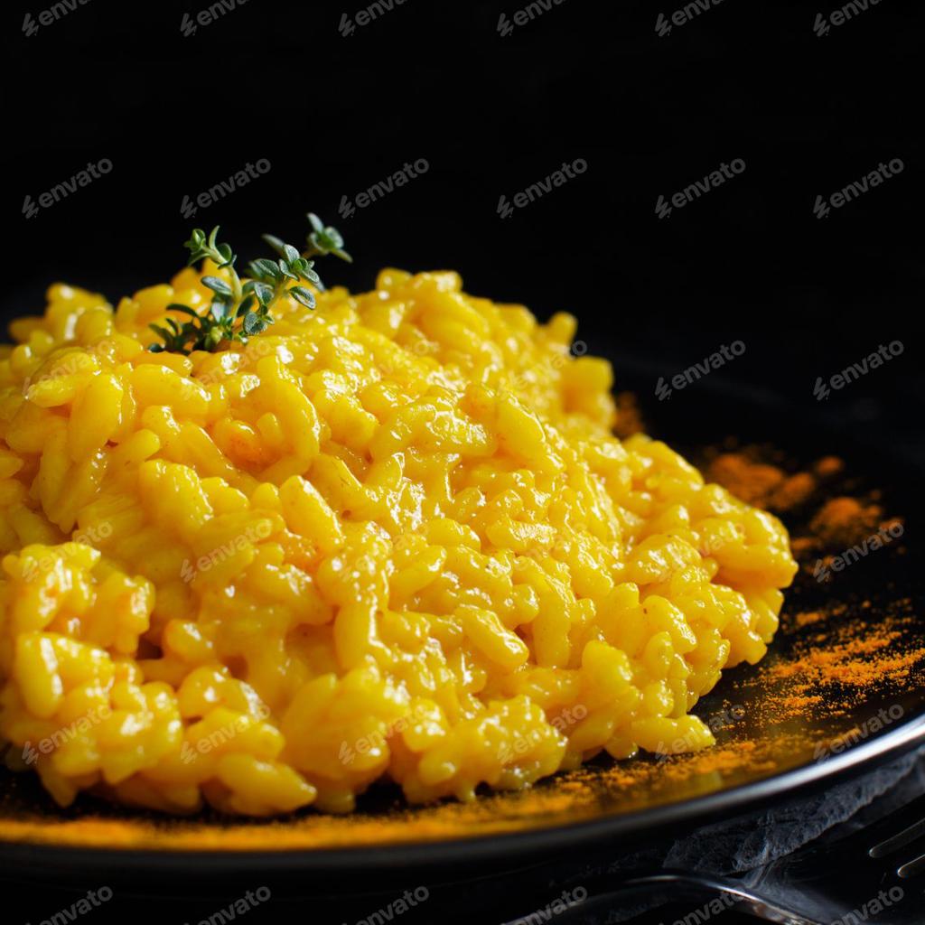 Risotto ao açafrão (à milanesa)