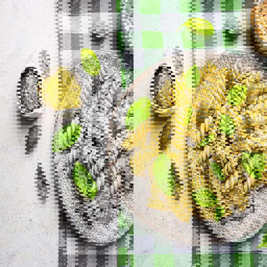 Fusilli pesto alla genovese-szal