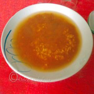 Broth with Julienne Vegetables