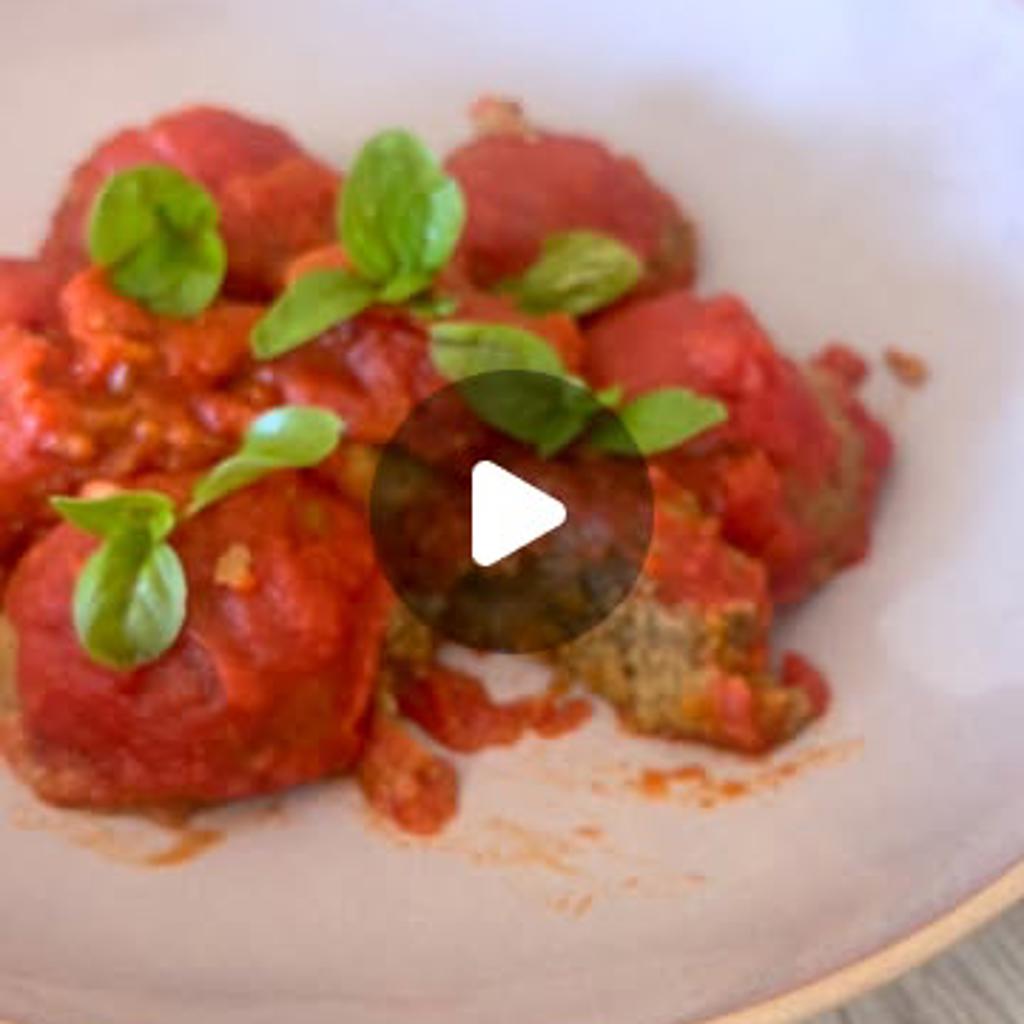 Polpette di lenticchie al sugo