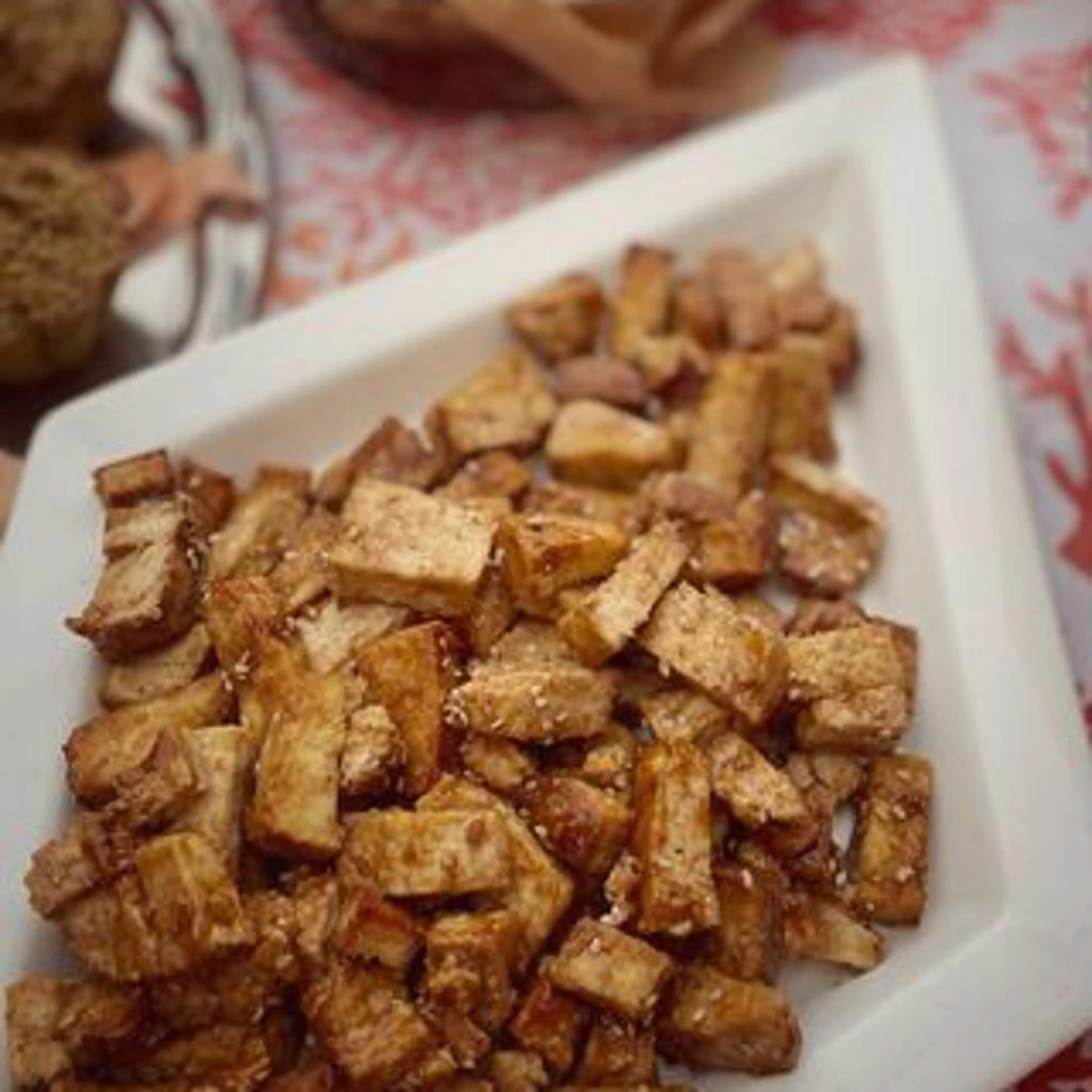 Glazed tofu