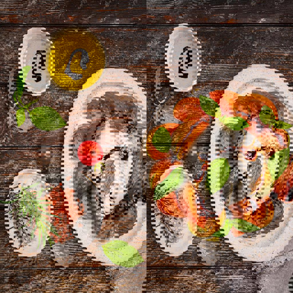 Caprese with burrata