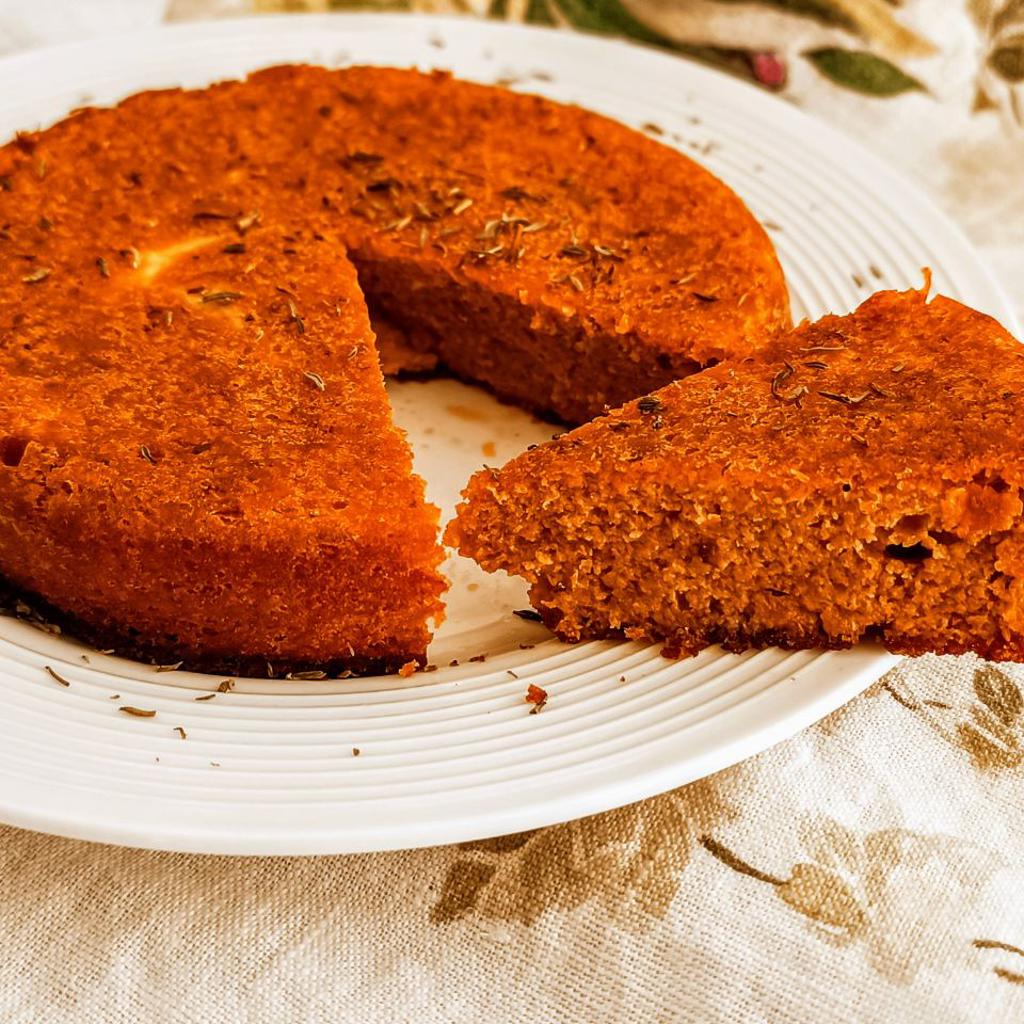 Tortino di zucca, sgombro e pomodori secchi (senza formaggio)