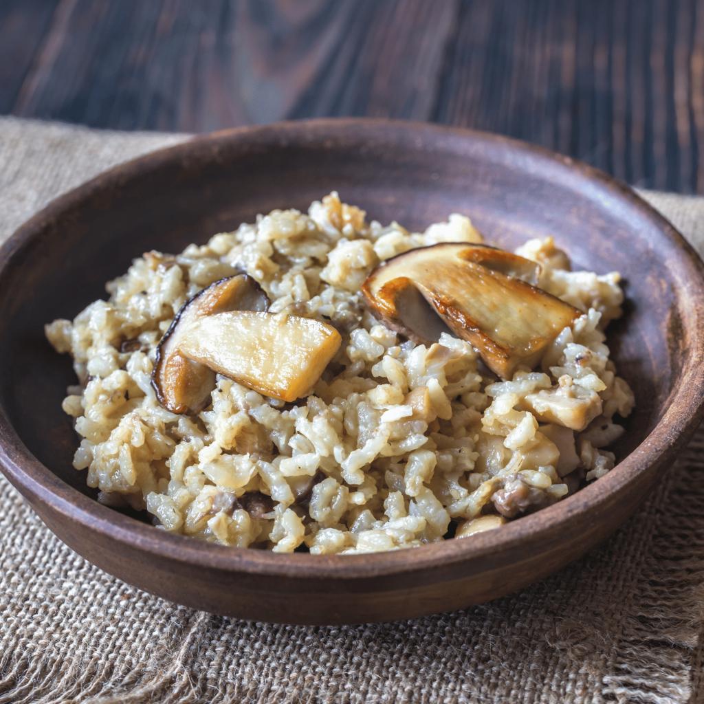 Risotto ai funghi porcini e birra
