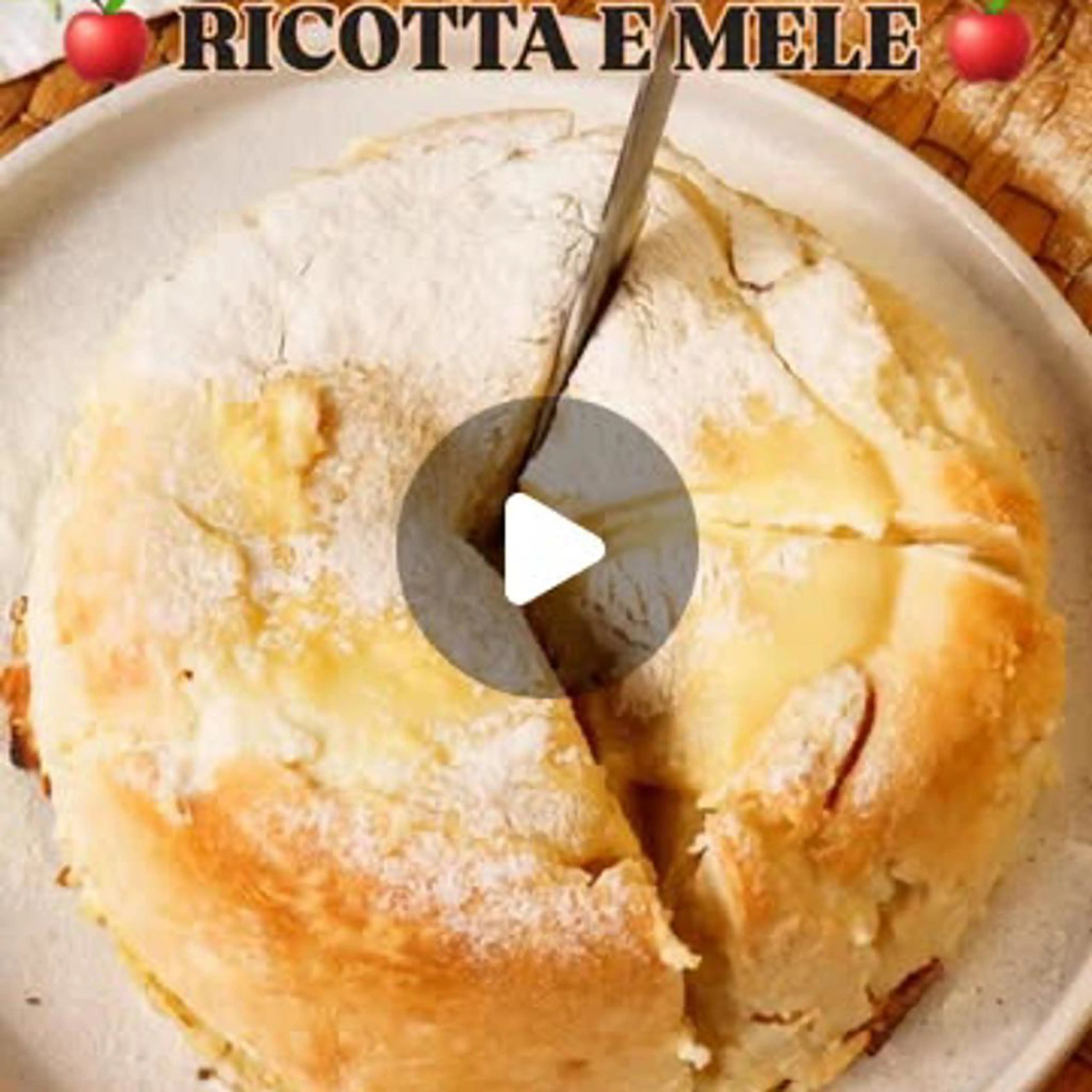 Magic apple cake (flourless, gluten-free)