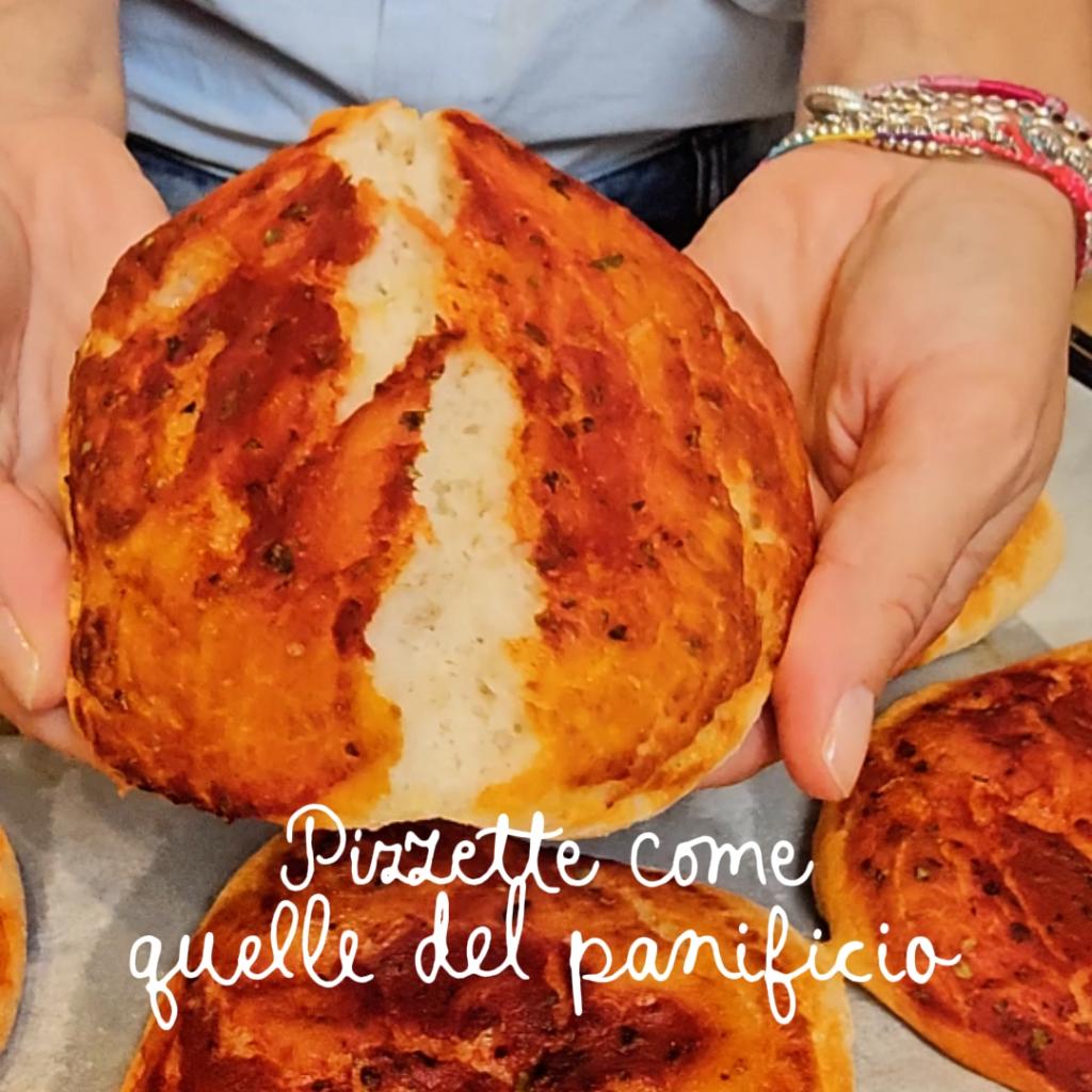 Red gluten-free pizzette