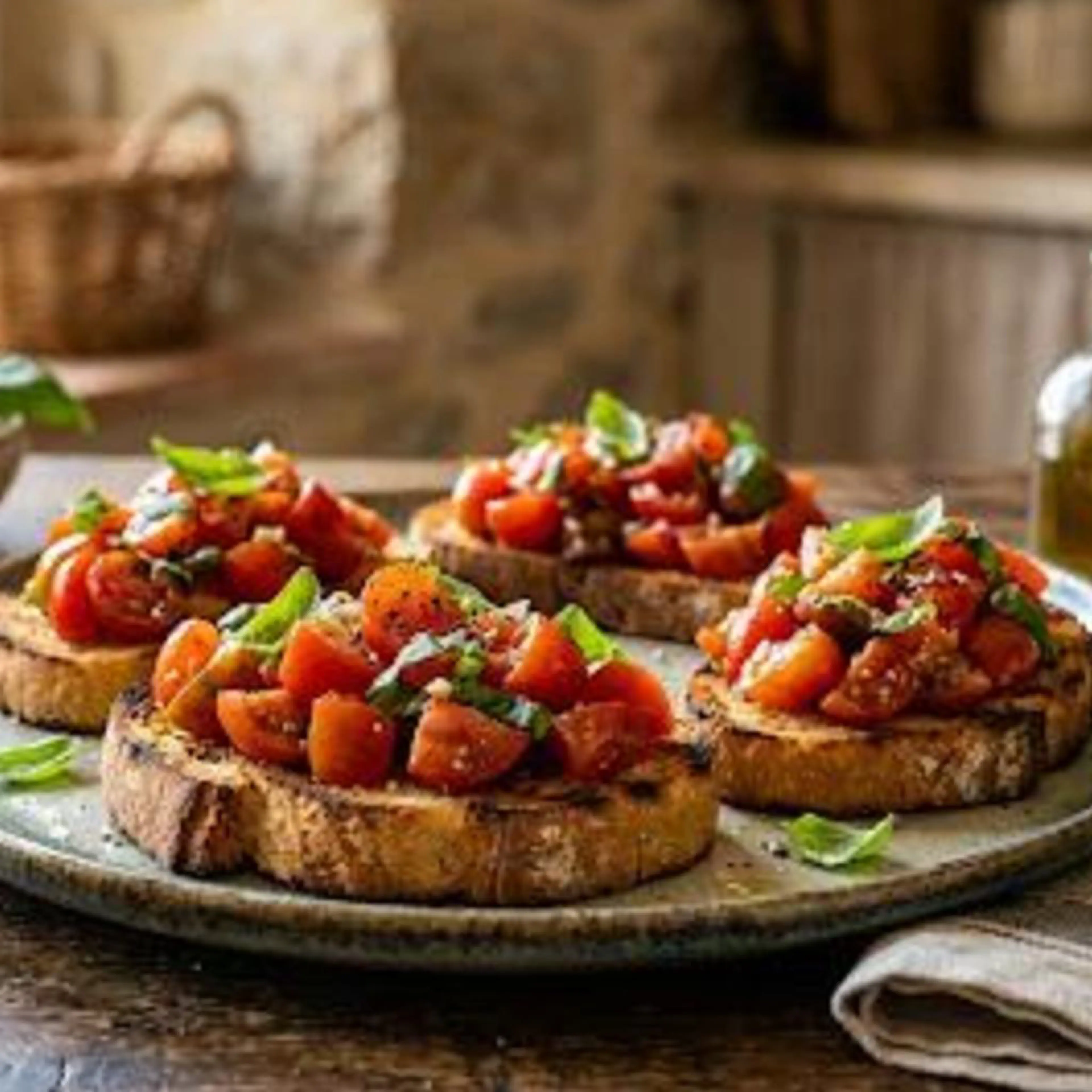 Bruschetta met tomaat