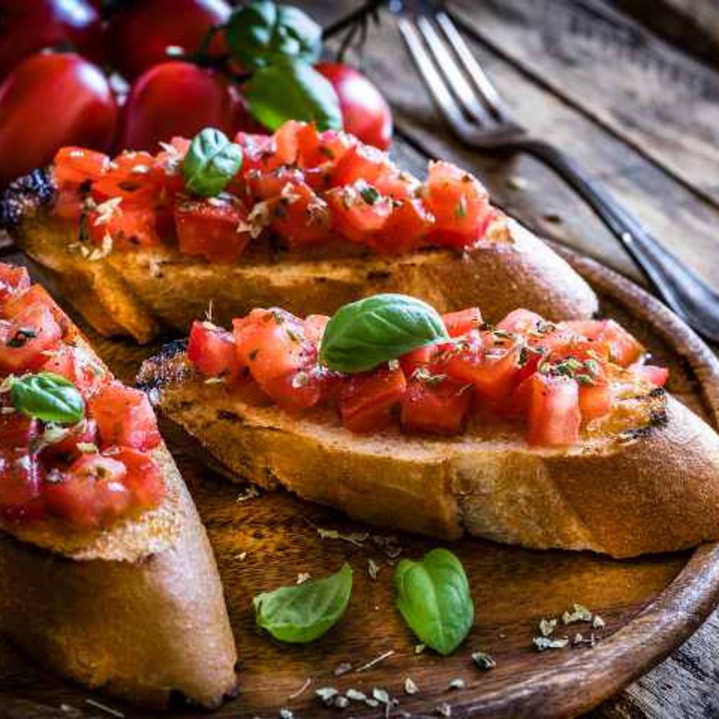 Bruschetta all'italiana con olio buondioli