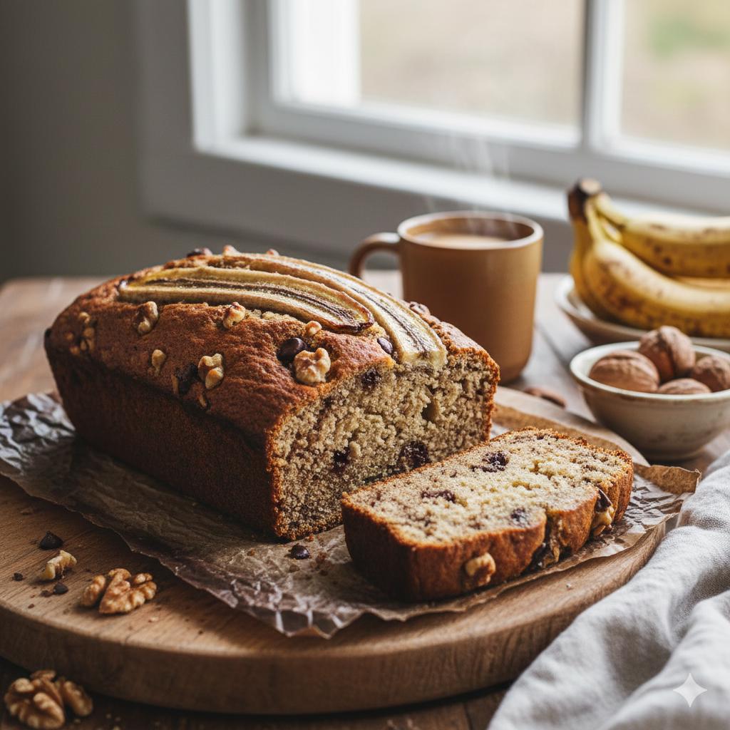 Banana bread à la farine de chufa