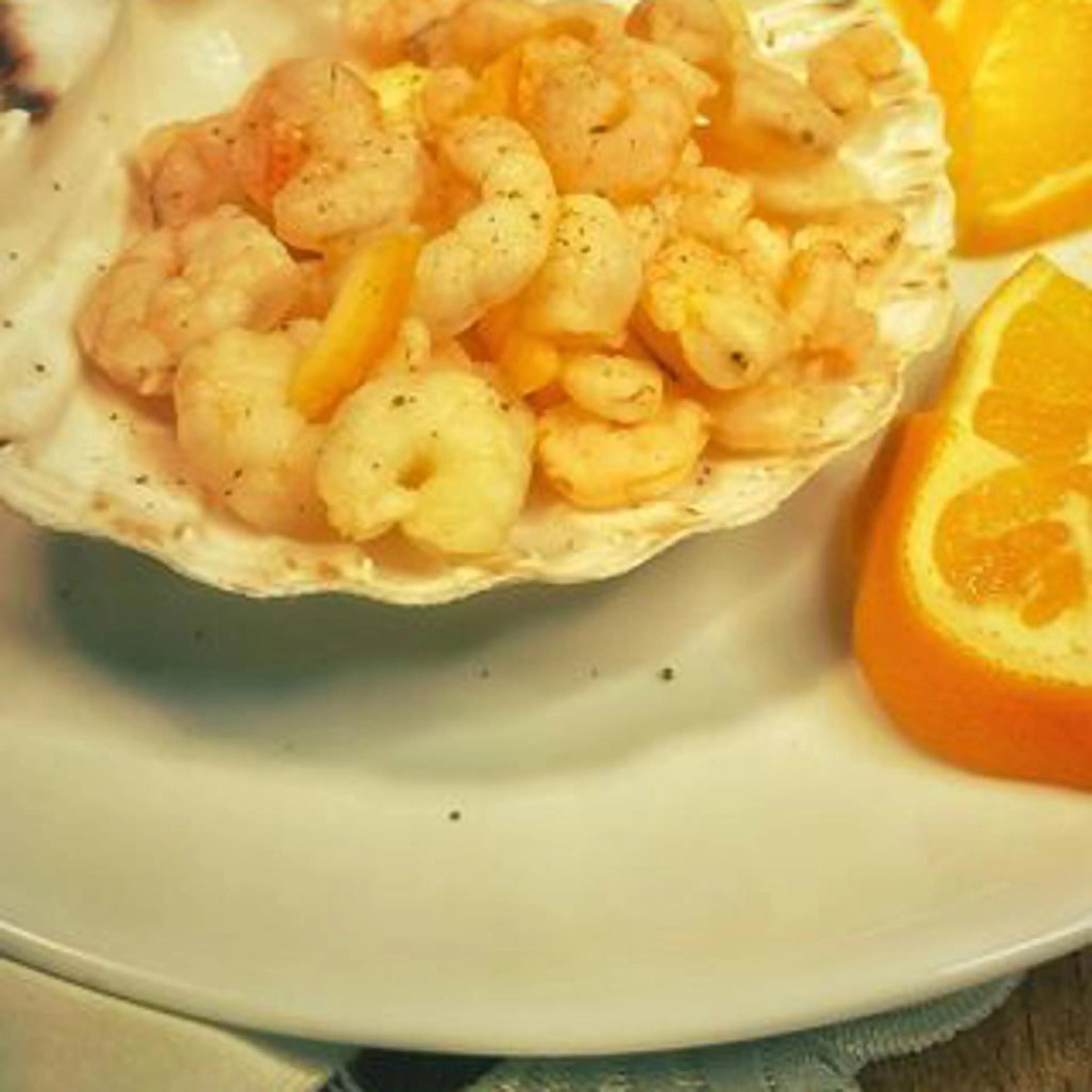 Garnelen mit Orange