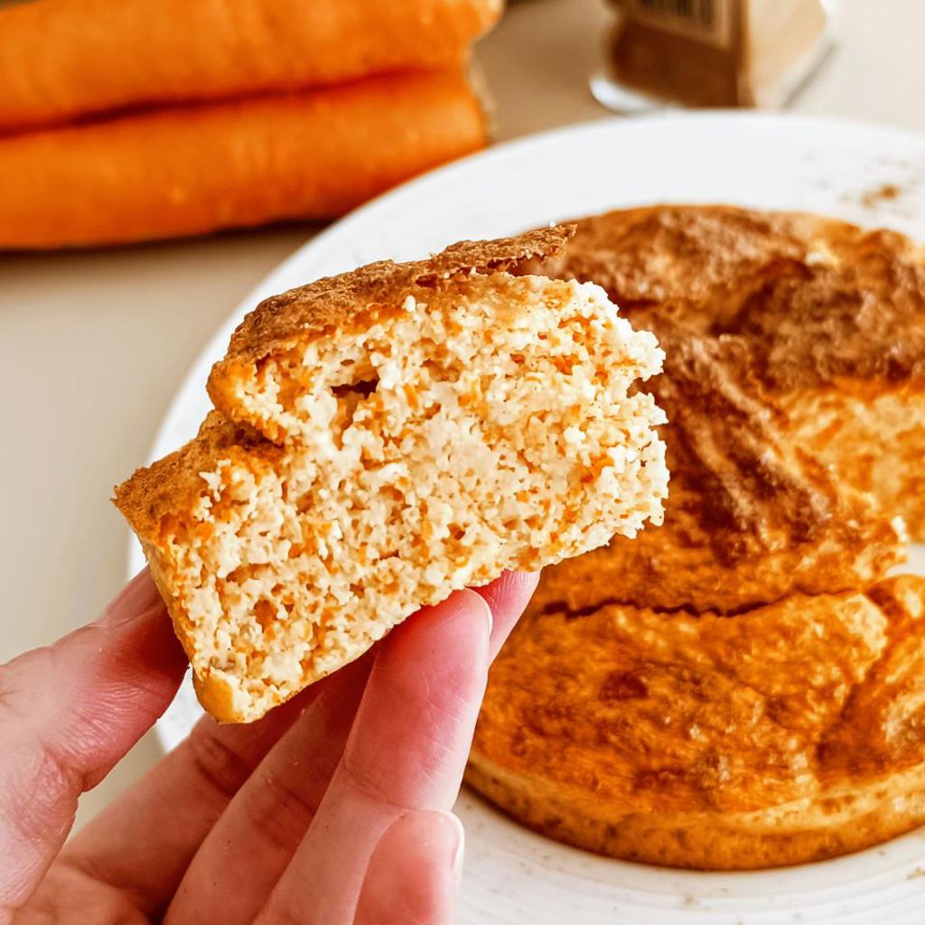 Wortel en haver flakes light cake zonder suiker