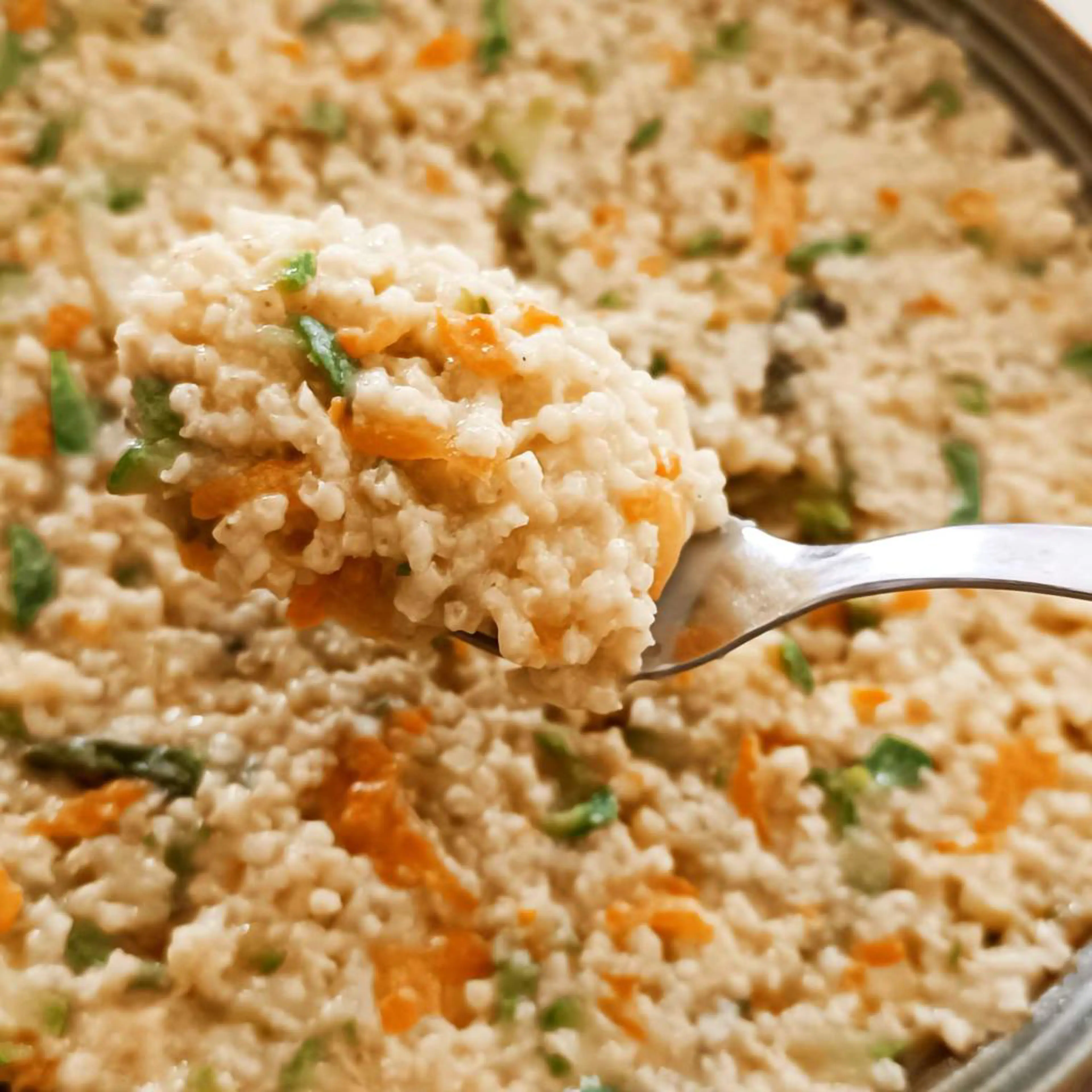 Millet with zucchini and carrots