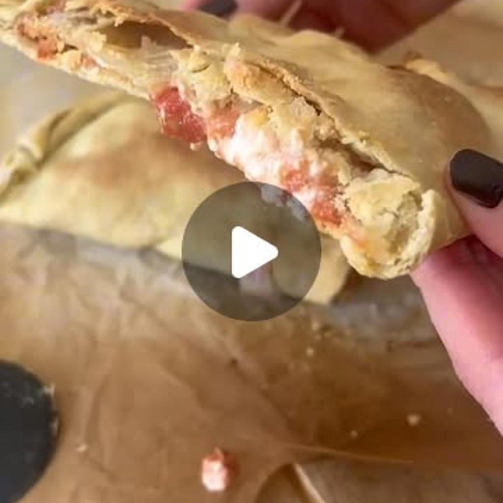 Calzone de masa fina