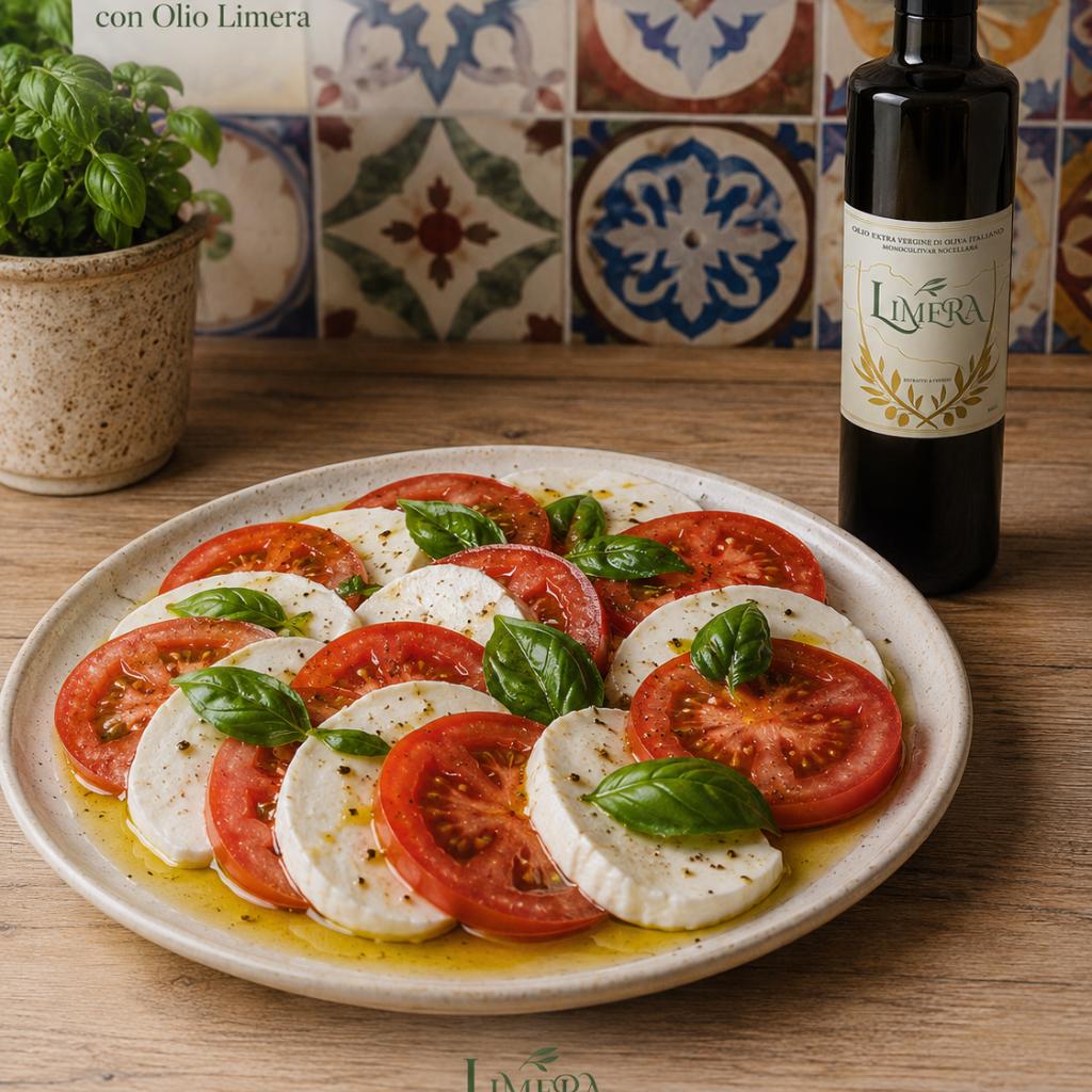 Caprese with limera oil
