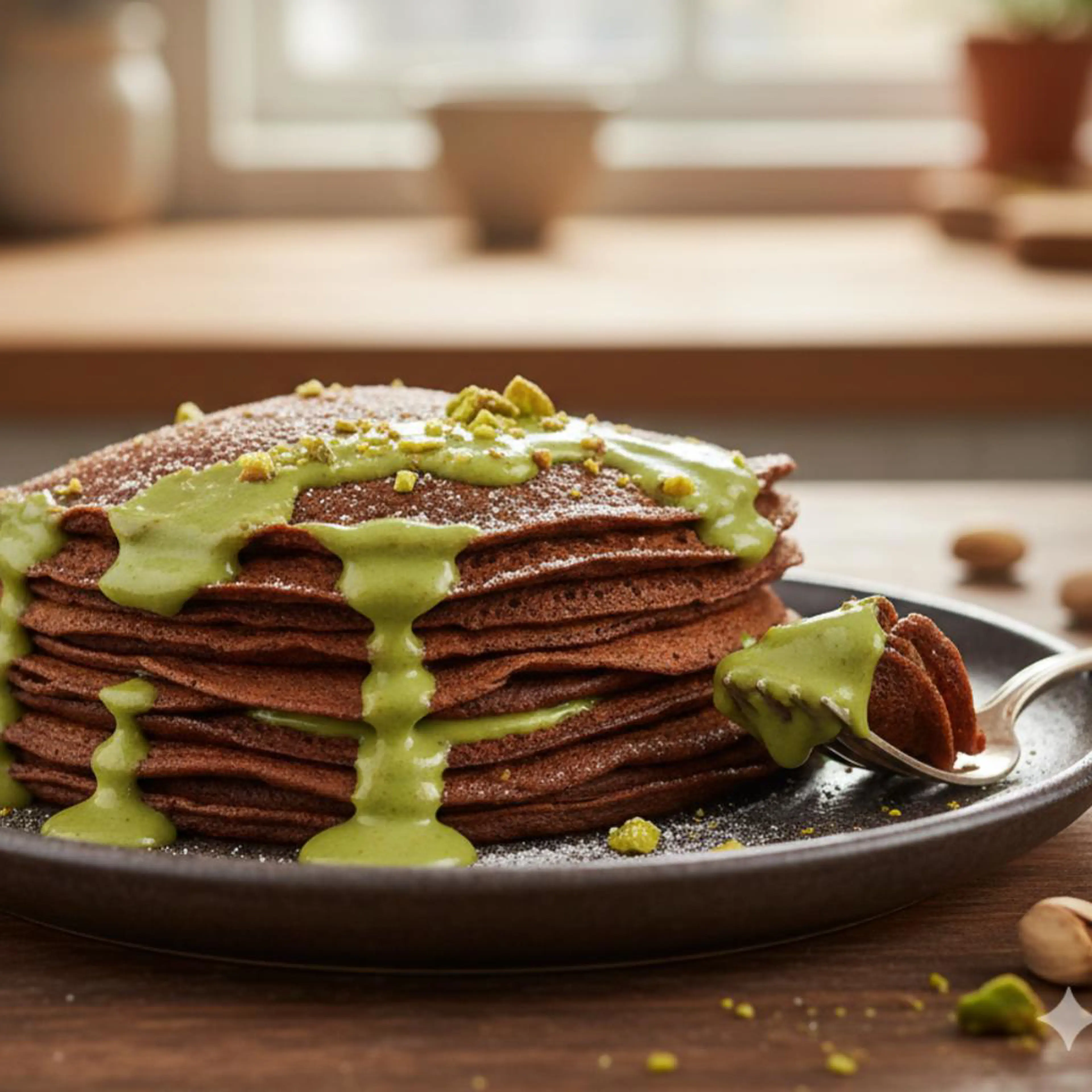 Cocoa crepes