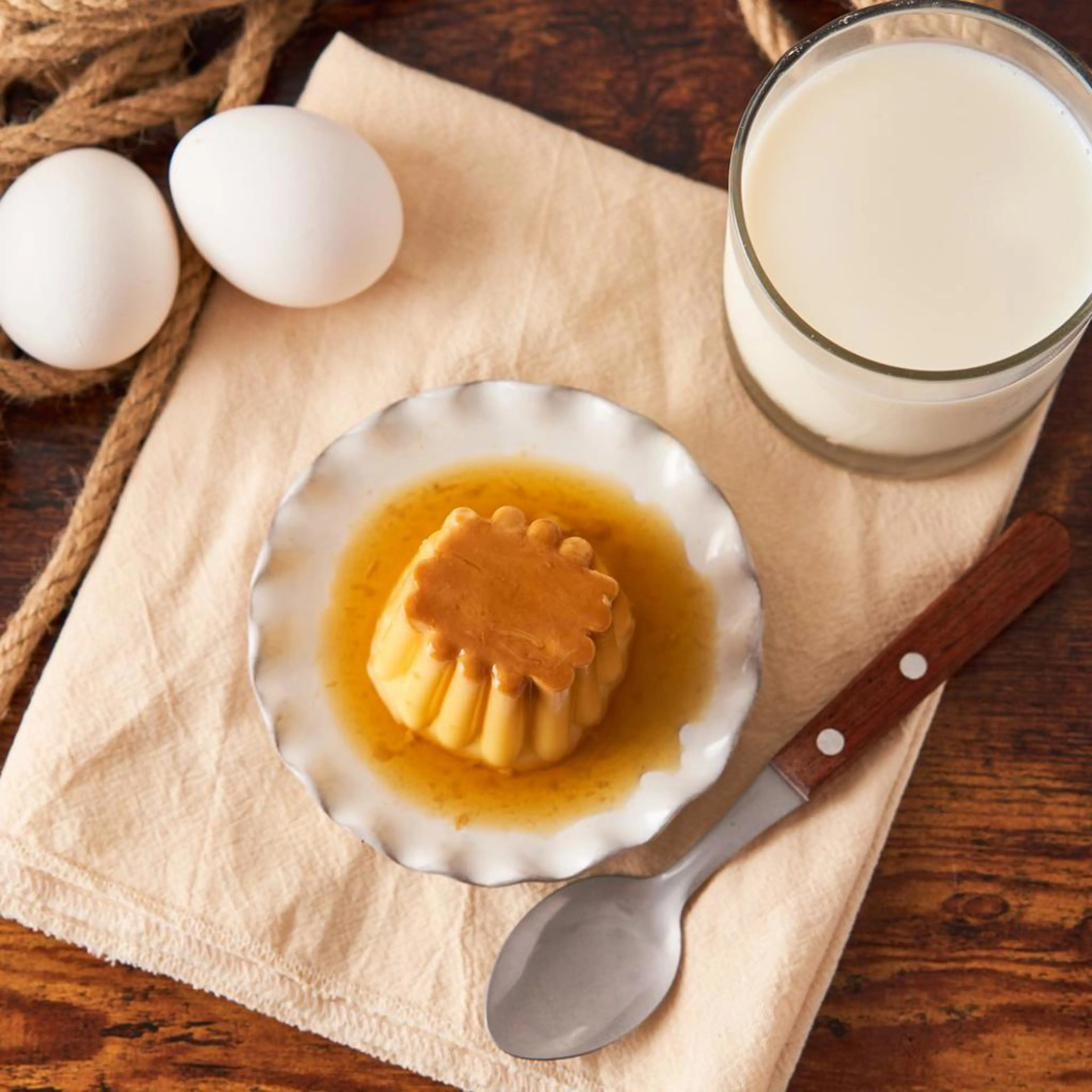 Milch- und Honigpudding