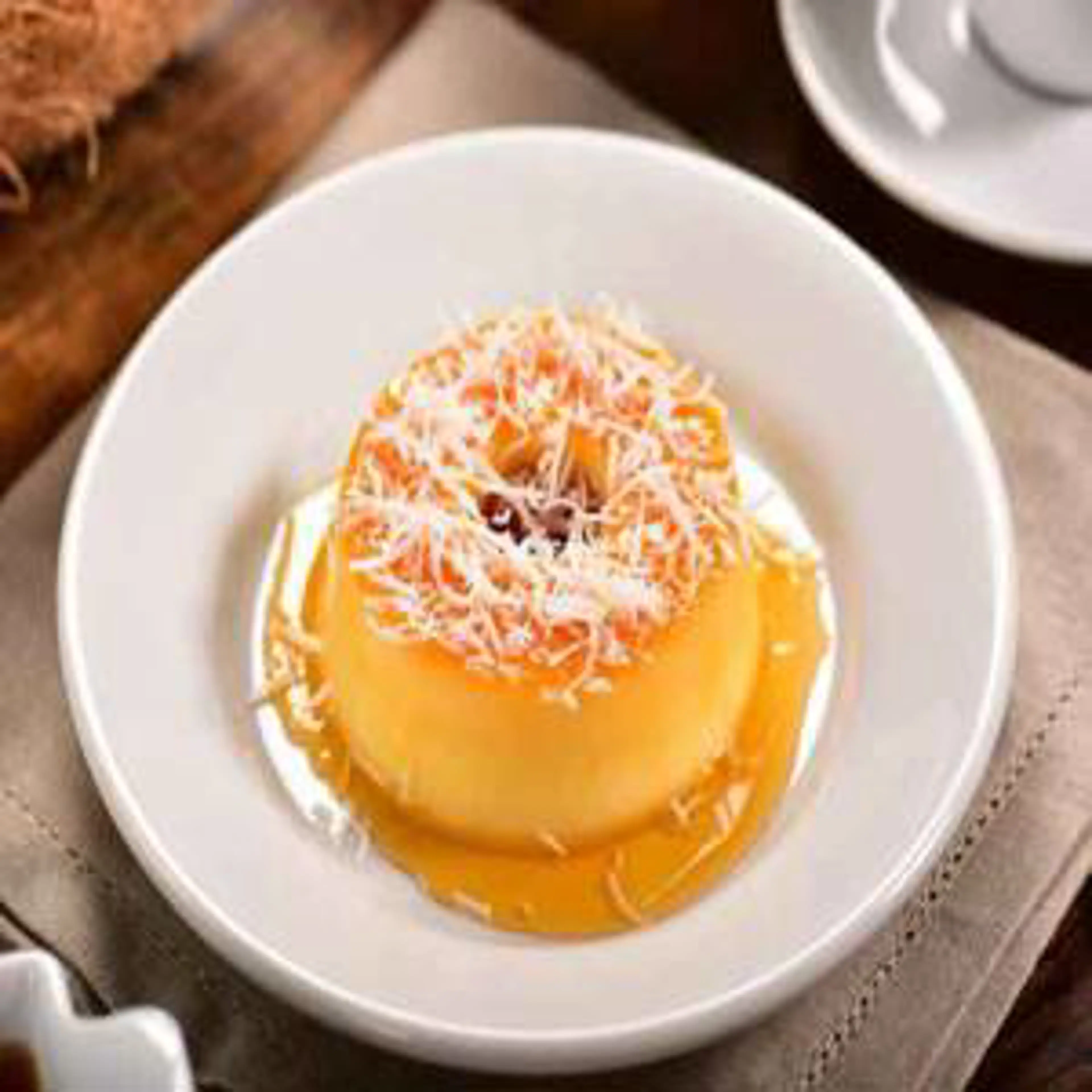 Pudding met sinaasappel
