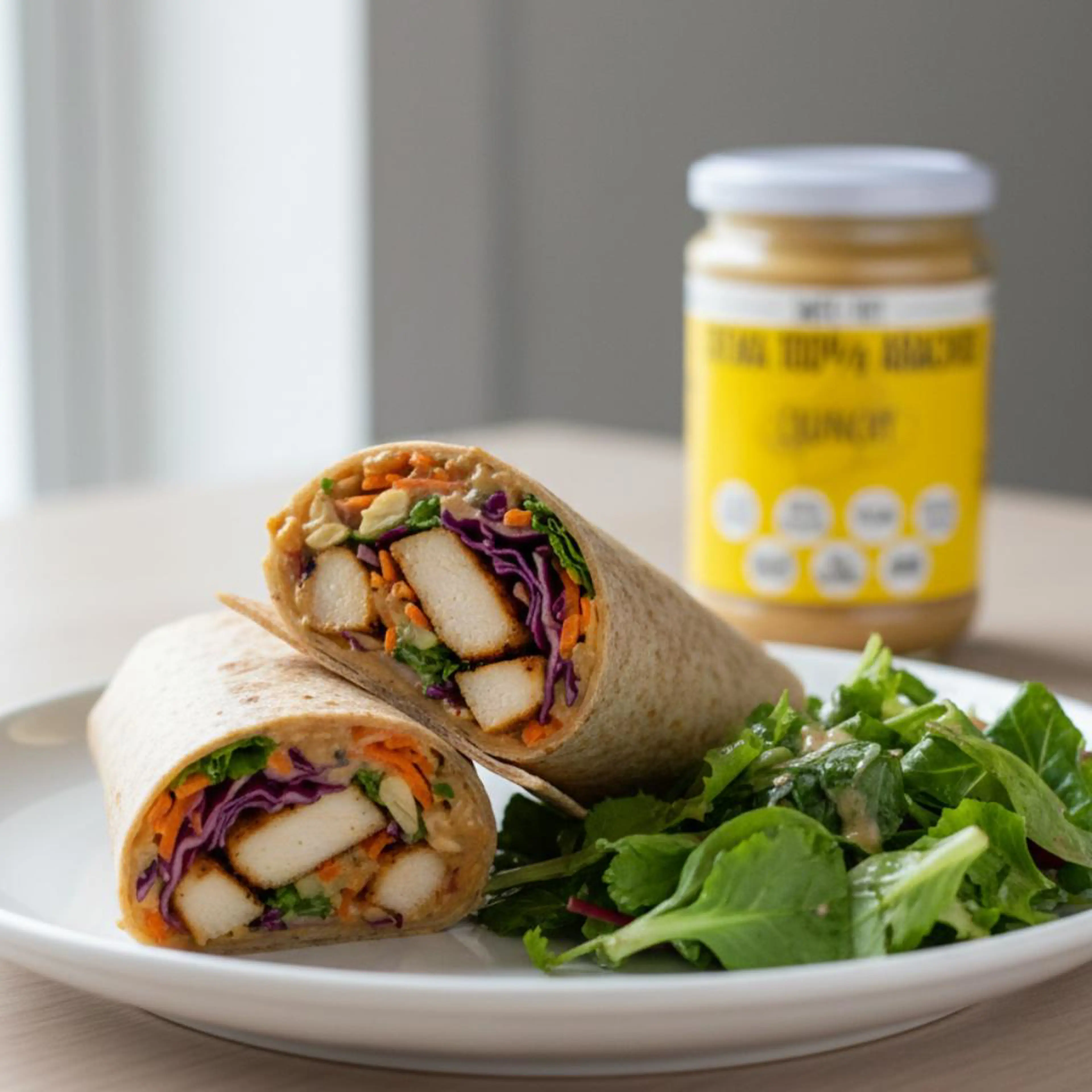 Savory wrap "thai crunch"