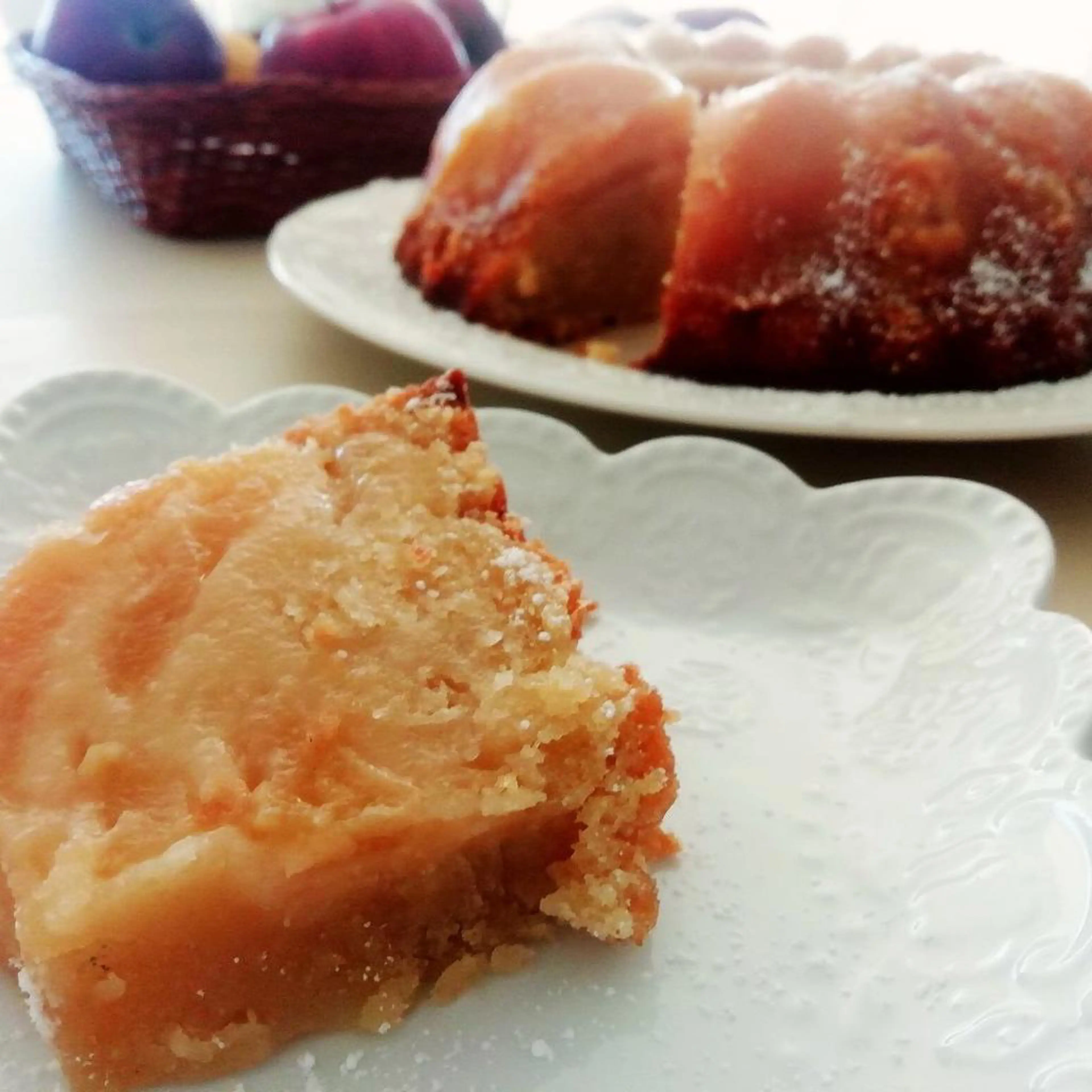 Apple and lemon bundt cake