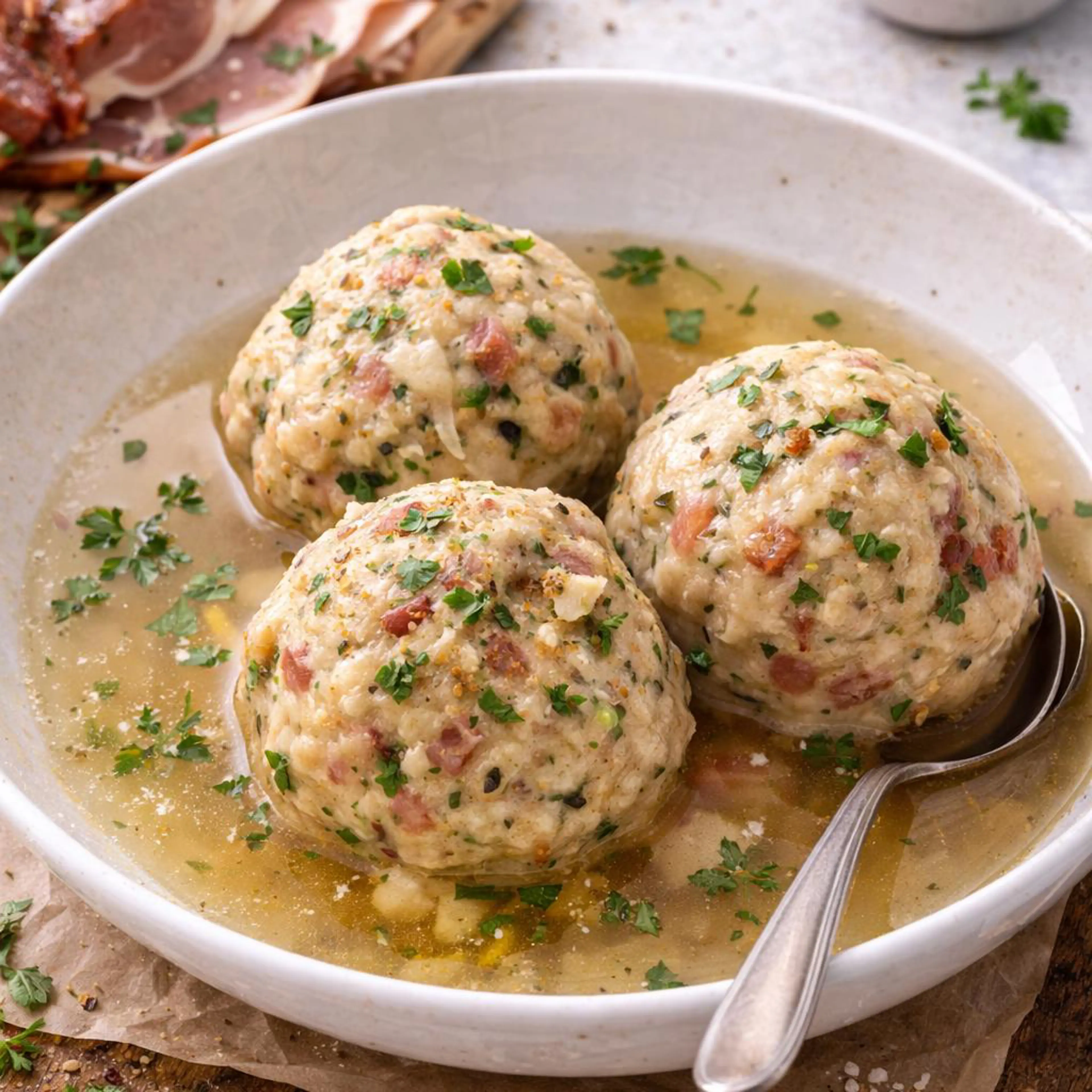 Canederli de speck