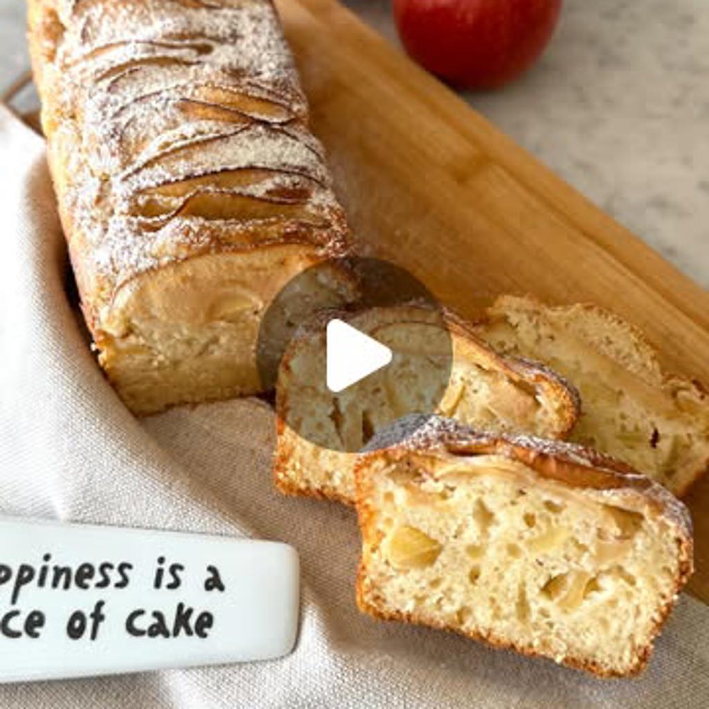 Plum-cake met appels
