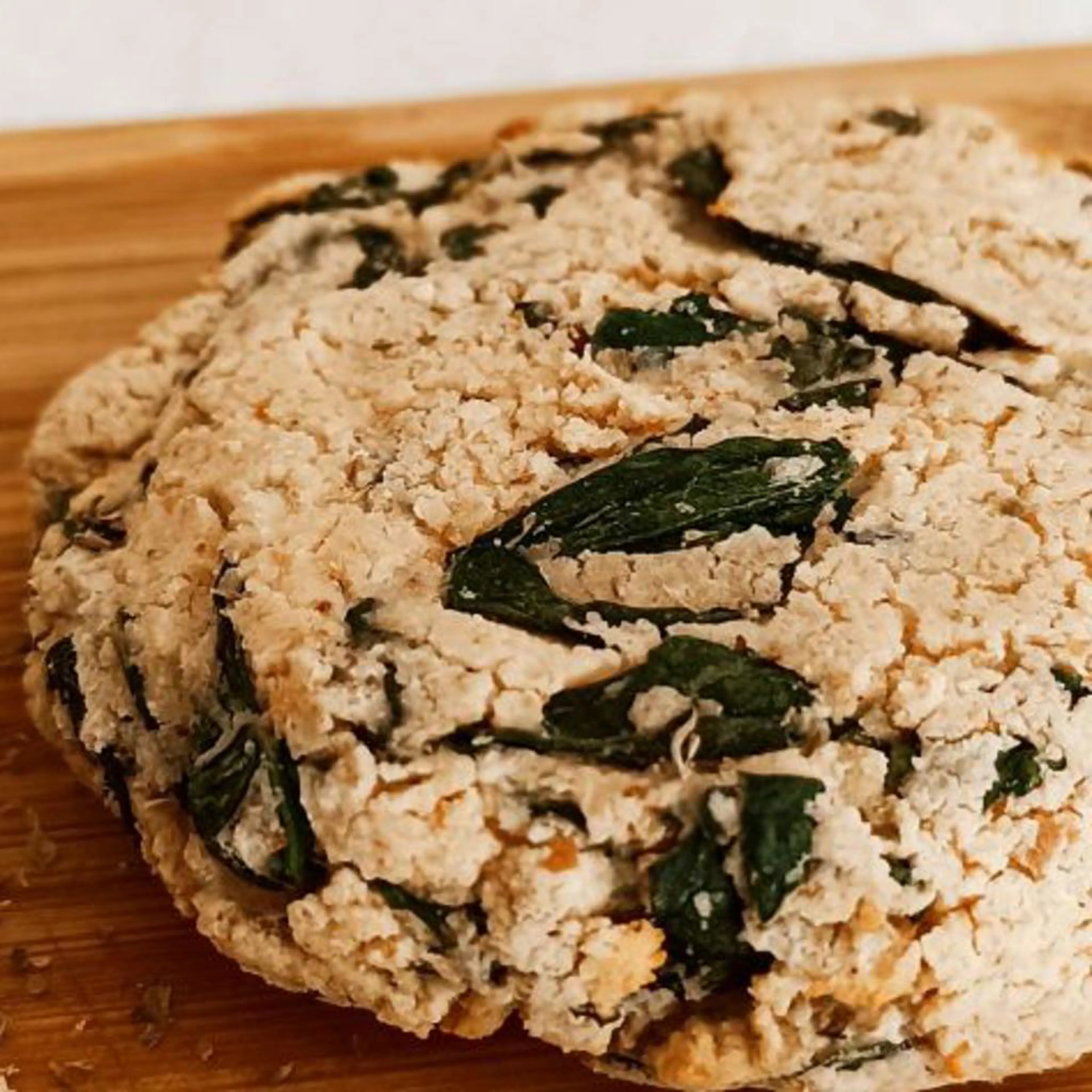 Spinach and ricotta burgers in air fryer