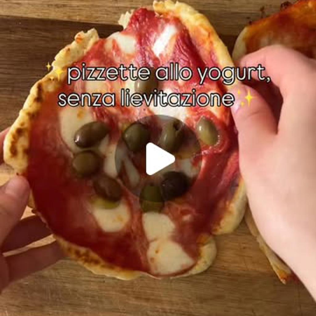 Pizzette allo yogurt