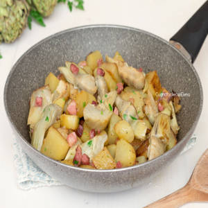 Artichokes with Mentuccia
