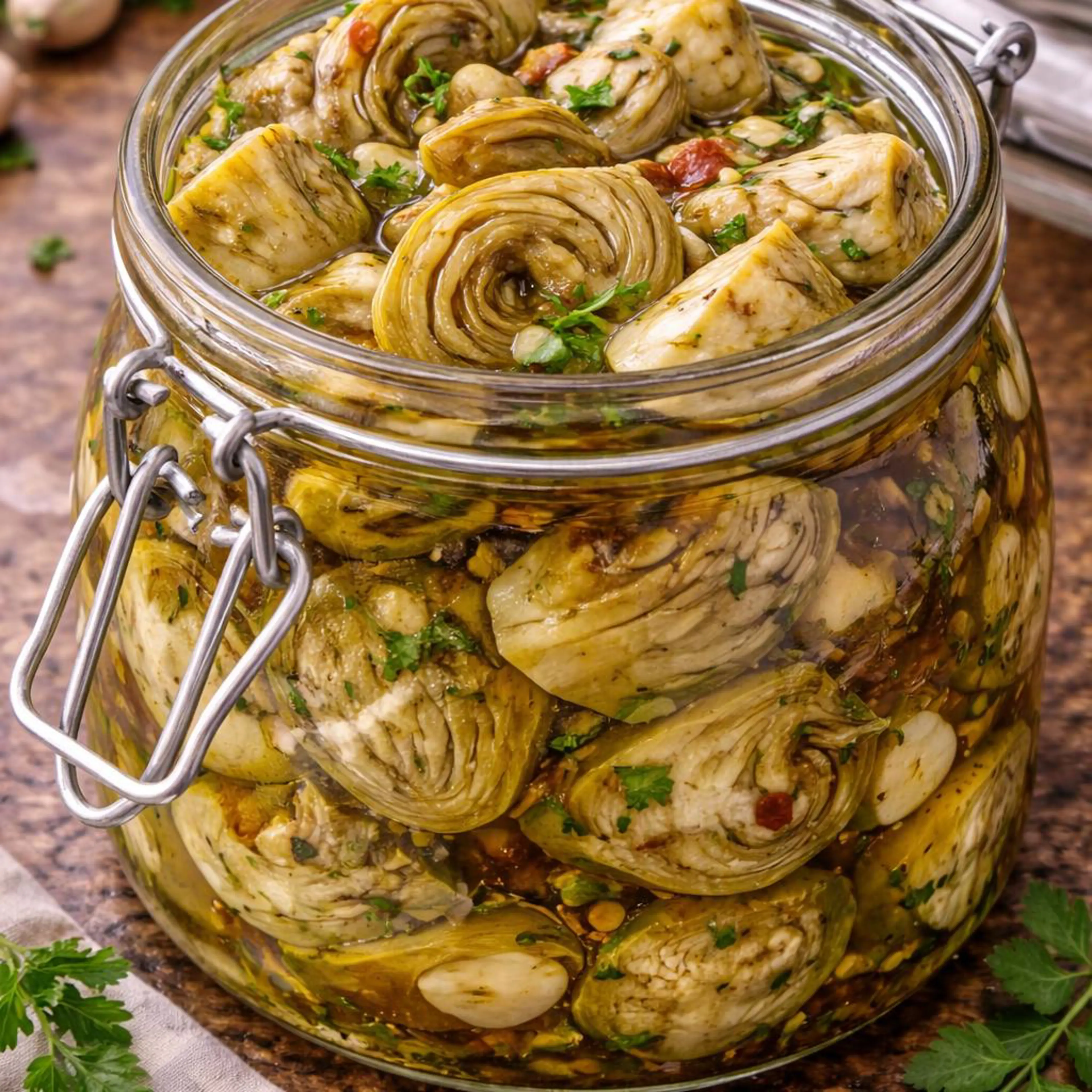 Alcachofitas en aceite