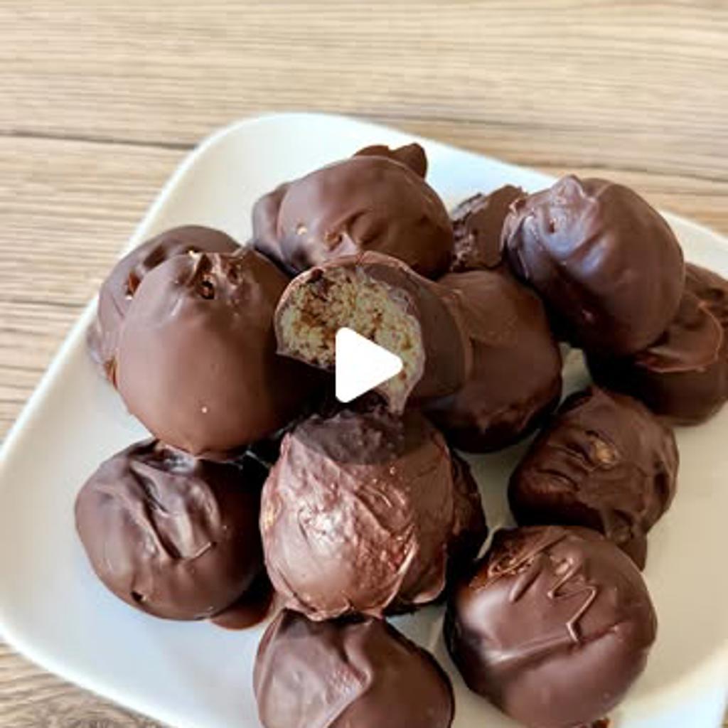 Protein Balls with Almond Butter, Coconut, and Chocolate Protein
