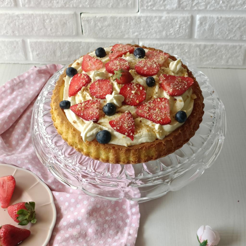 Crostata morbida alla frutta fresca