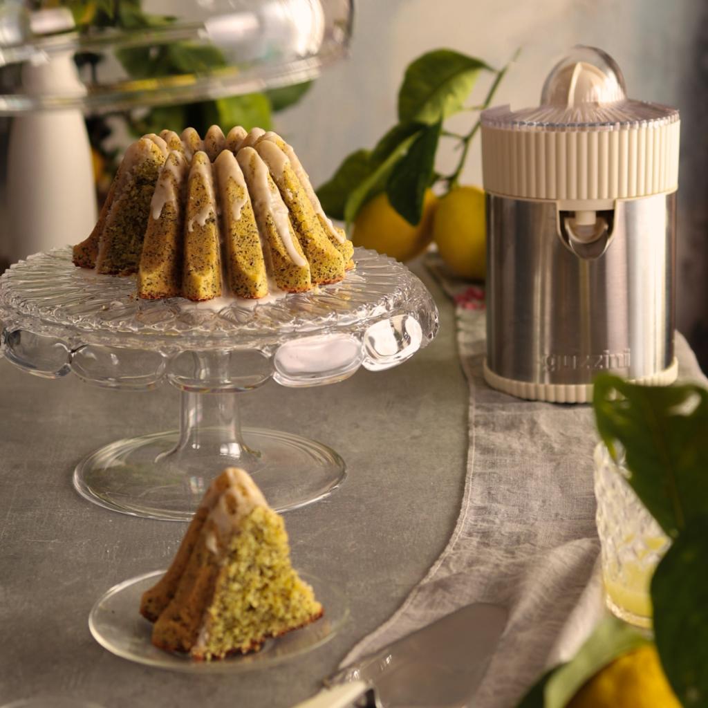 Torta al limone e semi di papavero