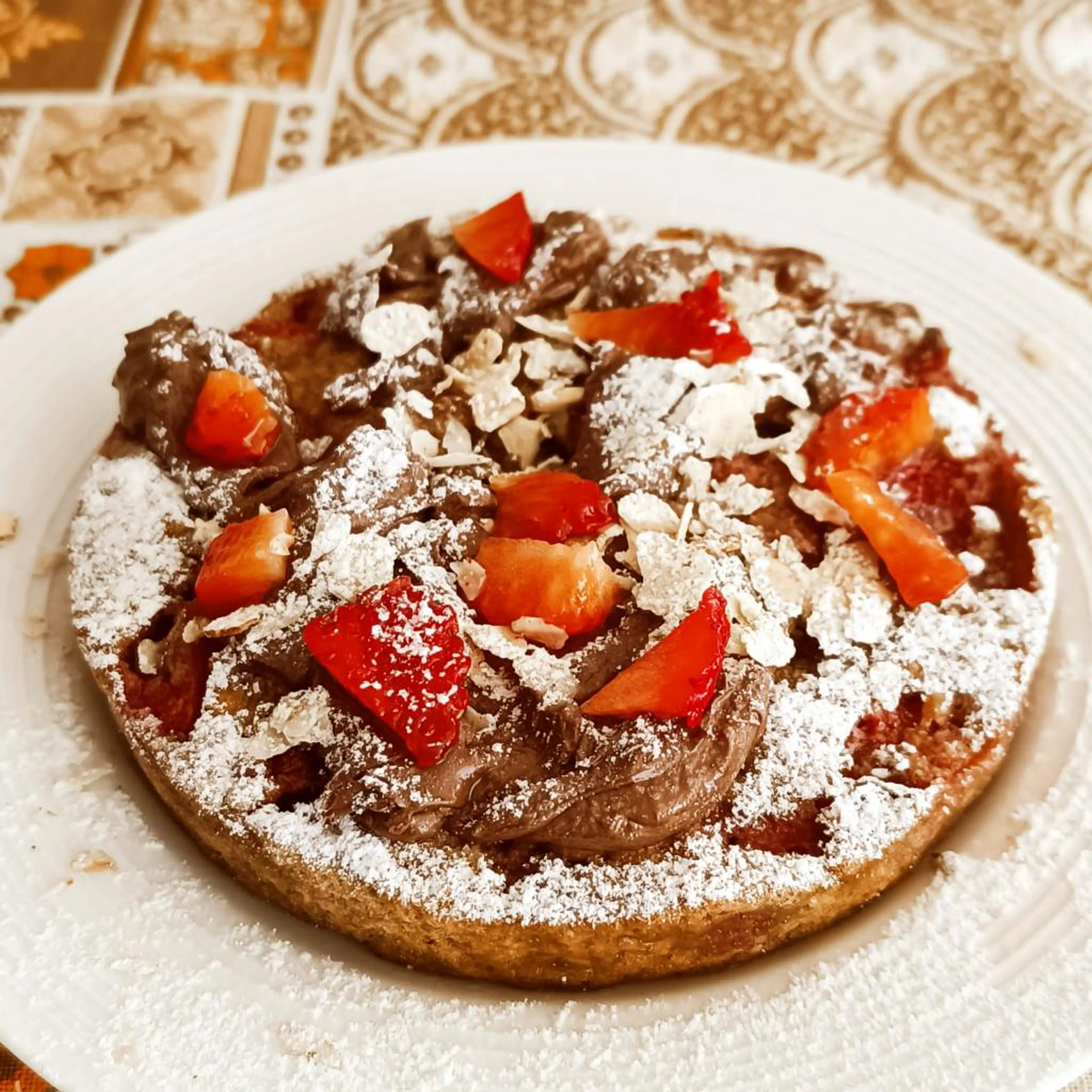 Bolo de morangos sem açúcar e sem glúten