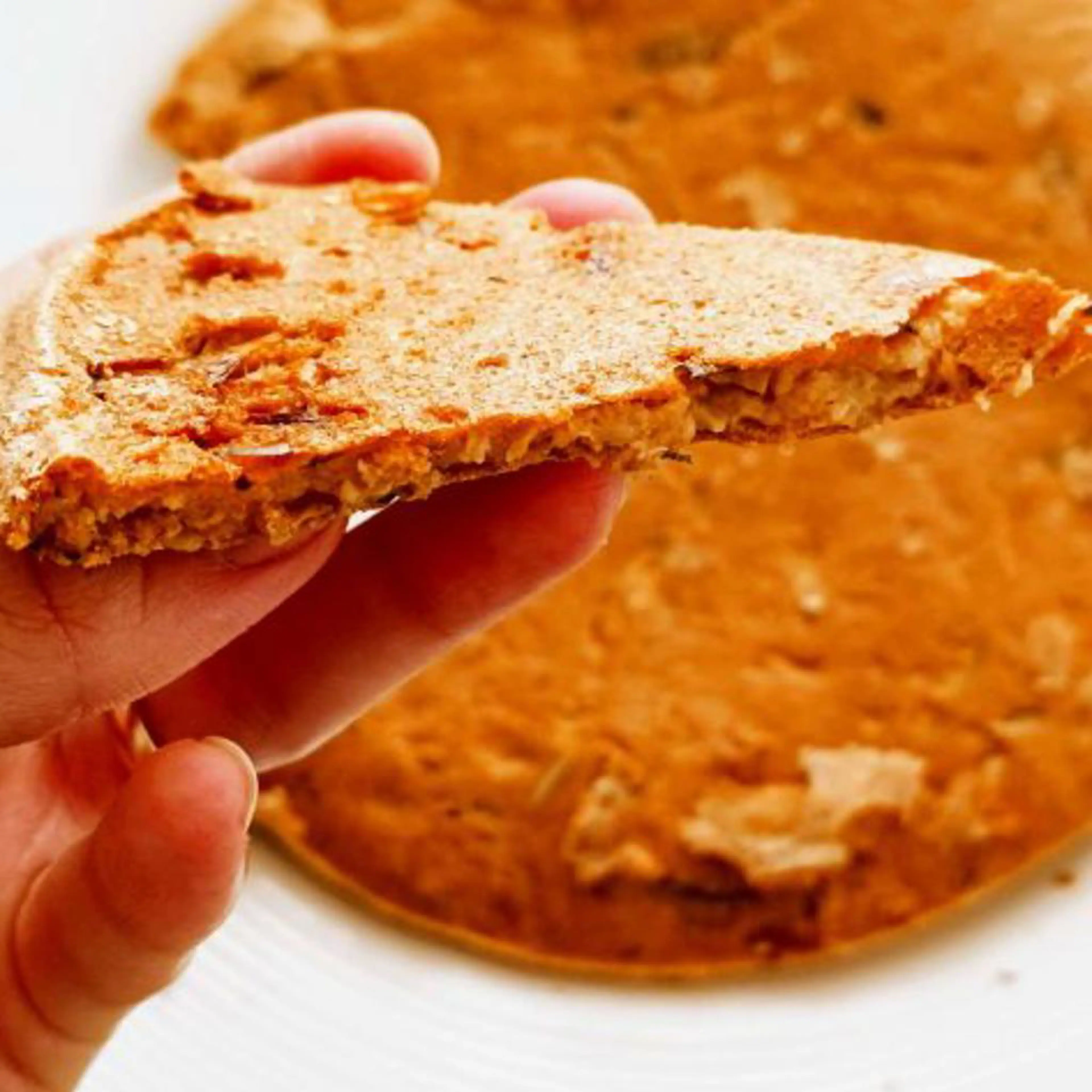 Zucchini Flatbread in the Air Fryer (egg-free, lactose-free)