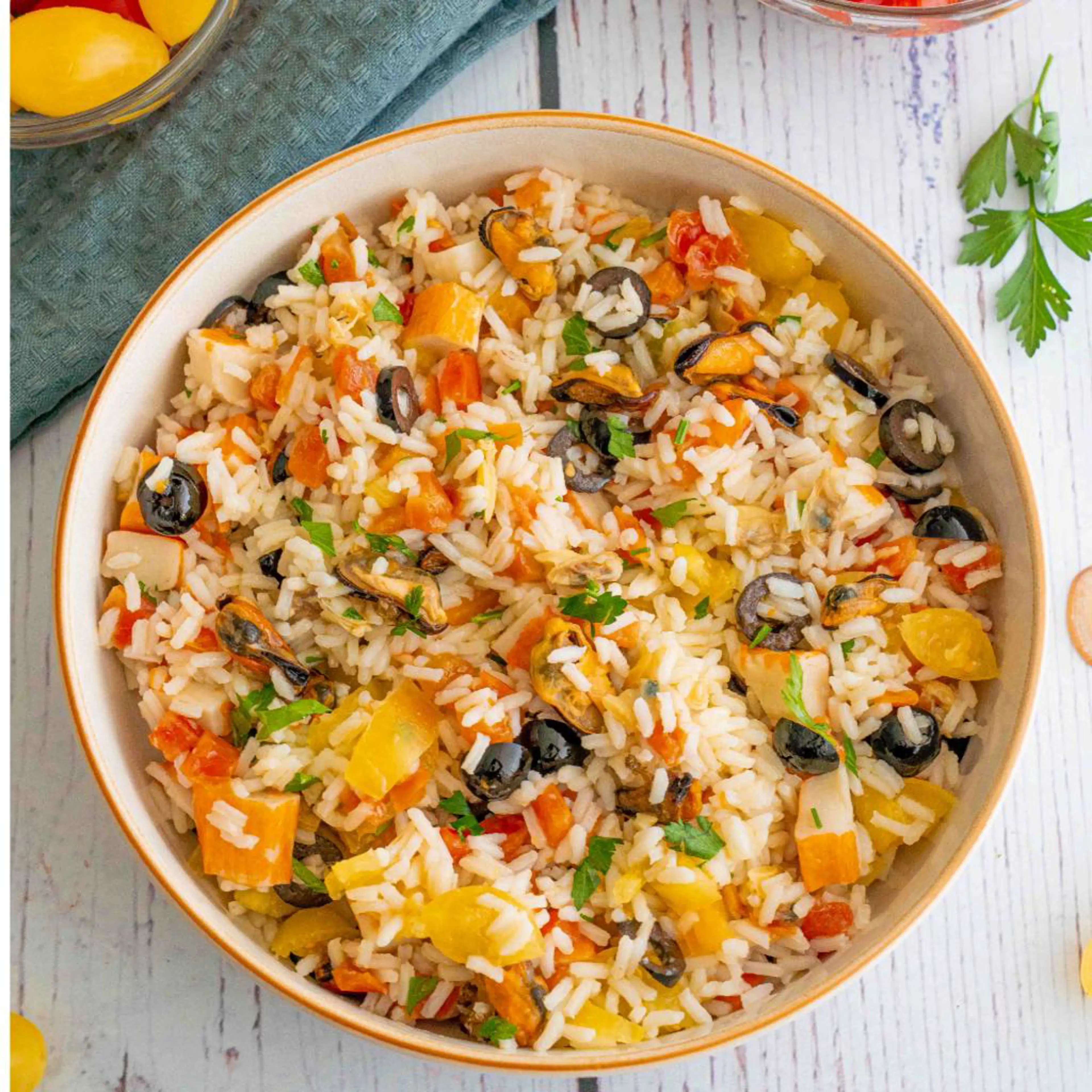 Sea rice salad