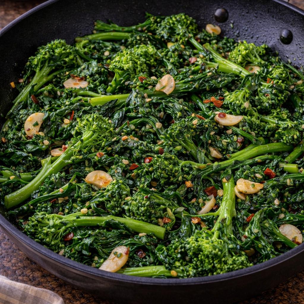 Cime di rapa sautées