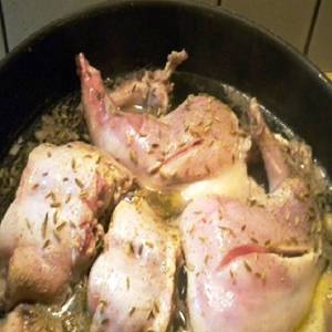 أرنب بالأعشاب