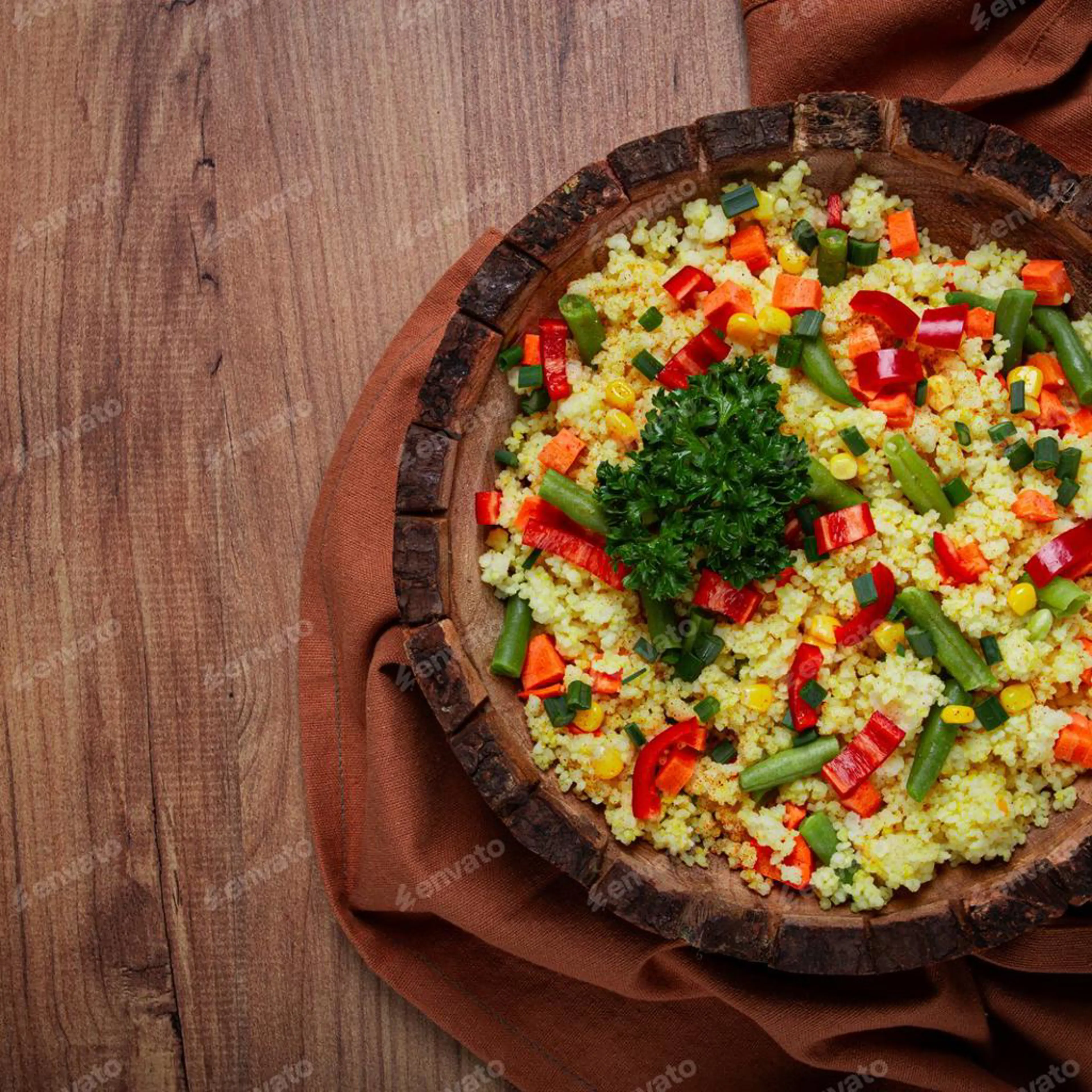 Cuscuz vegetariano