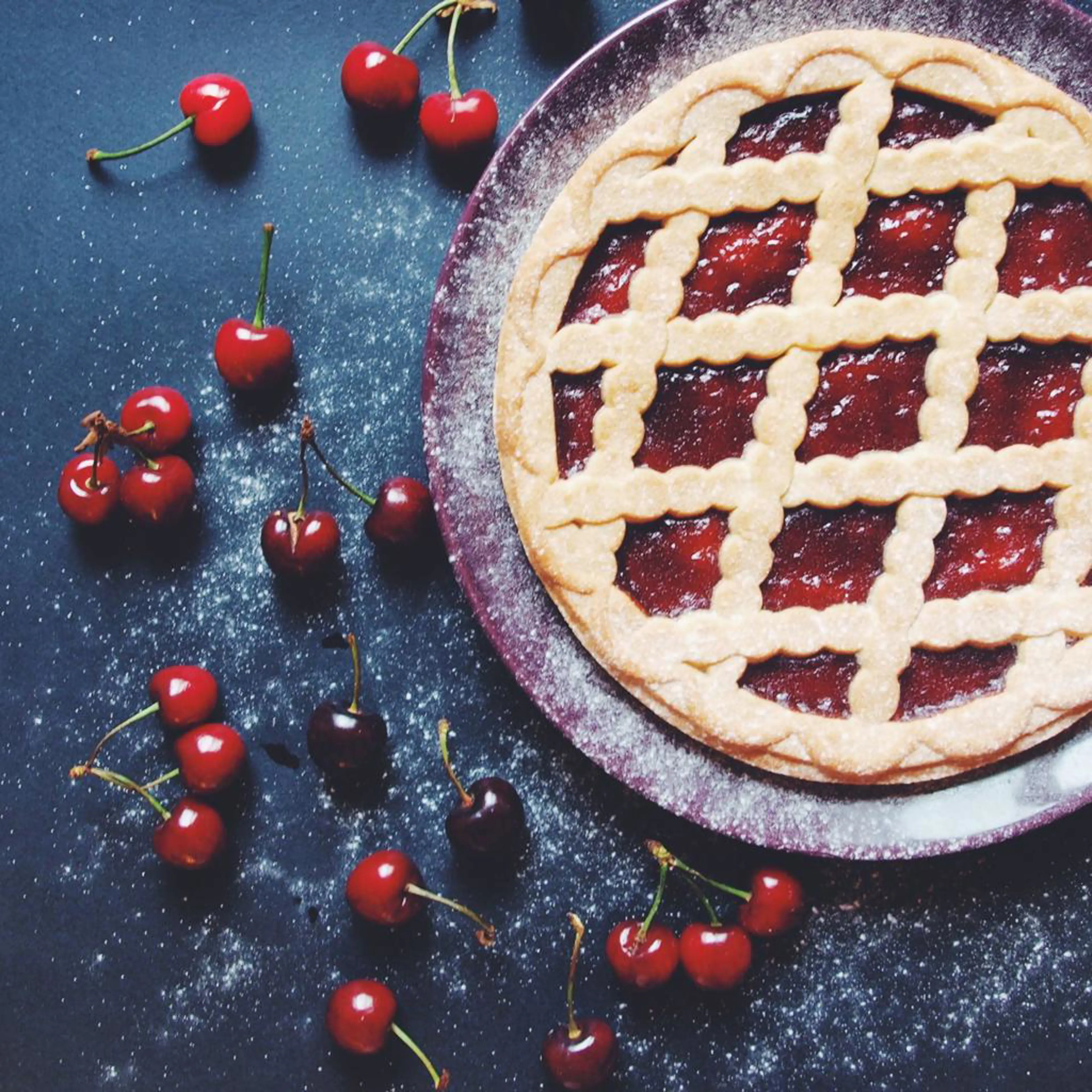 Crostata alla marmellata di ciliegie